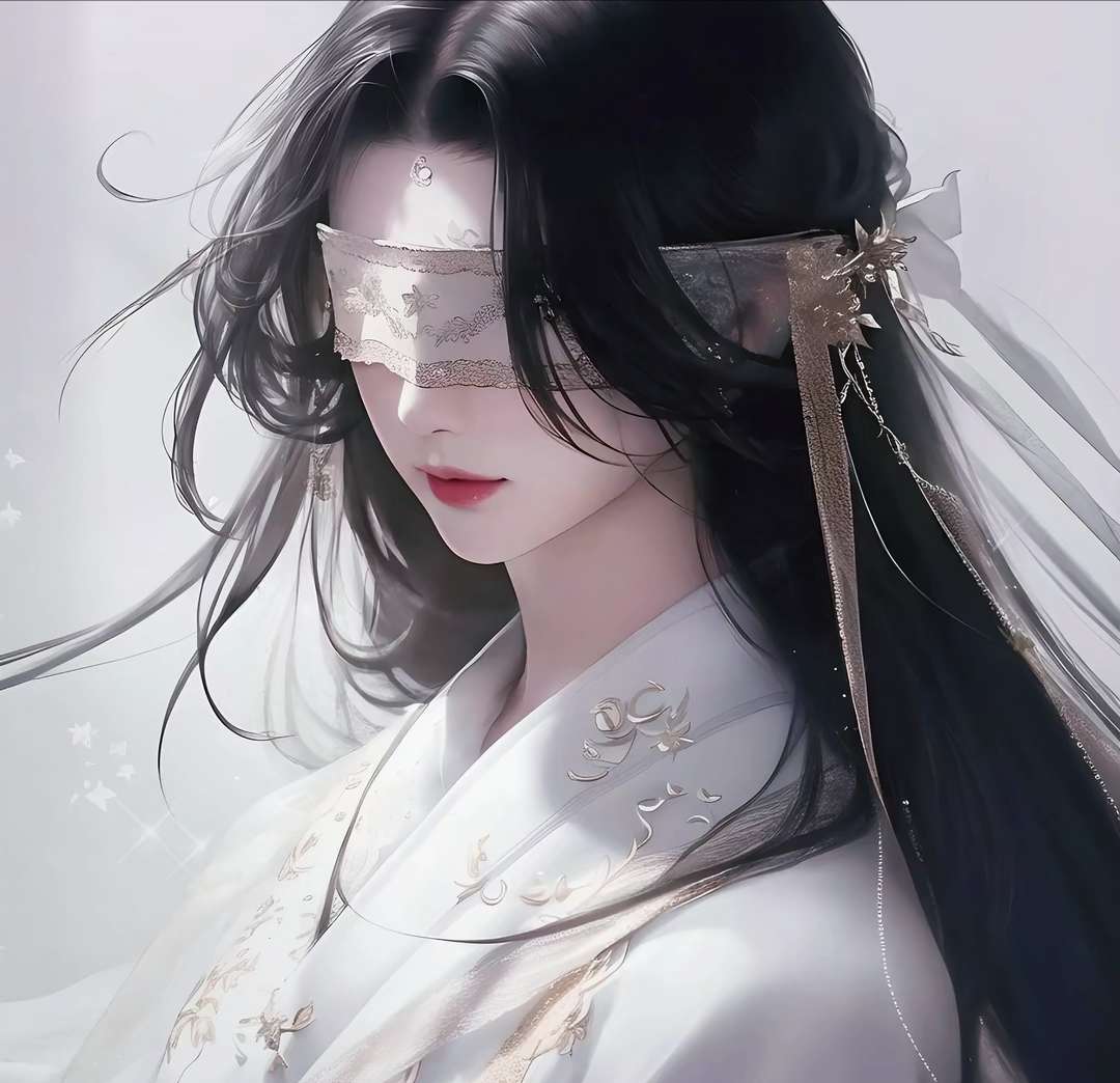 蒙眼不蒙心 #唯美图片