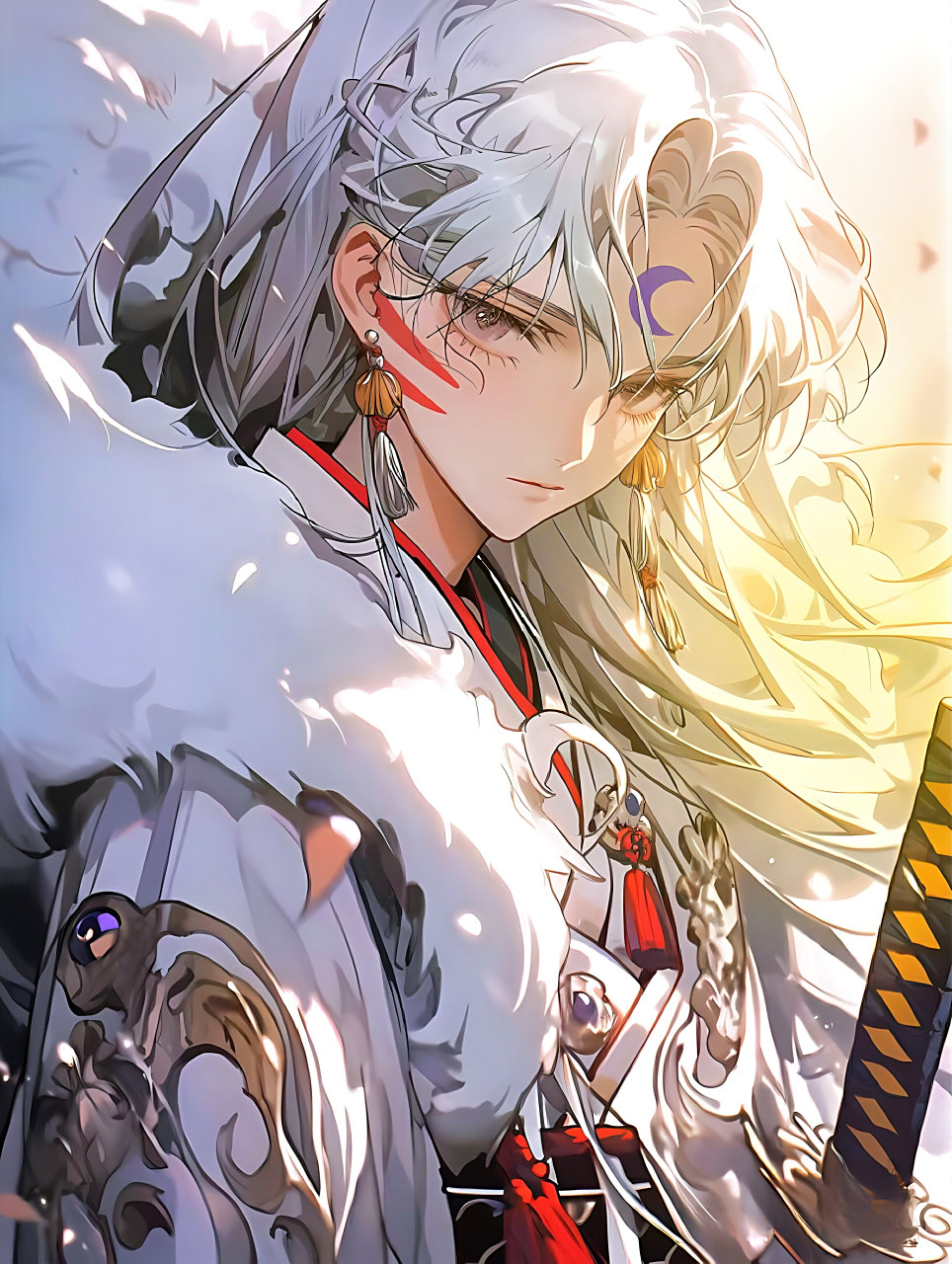 杀生丸最帅了 感觉就是外冷内热的男神#二次元美图秀# #犬夜叉杀生丸