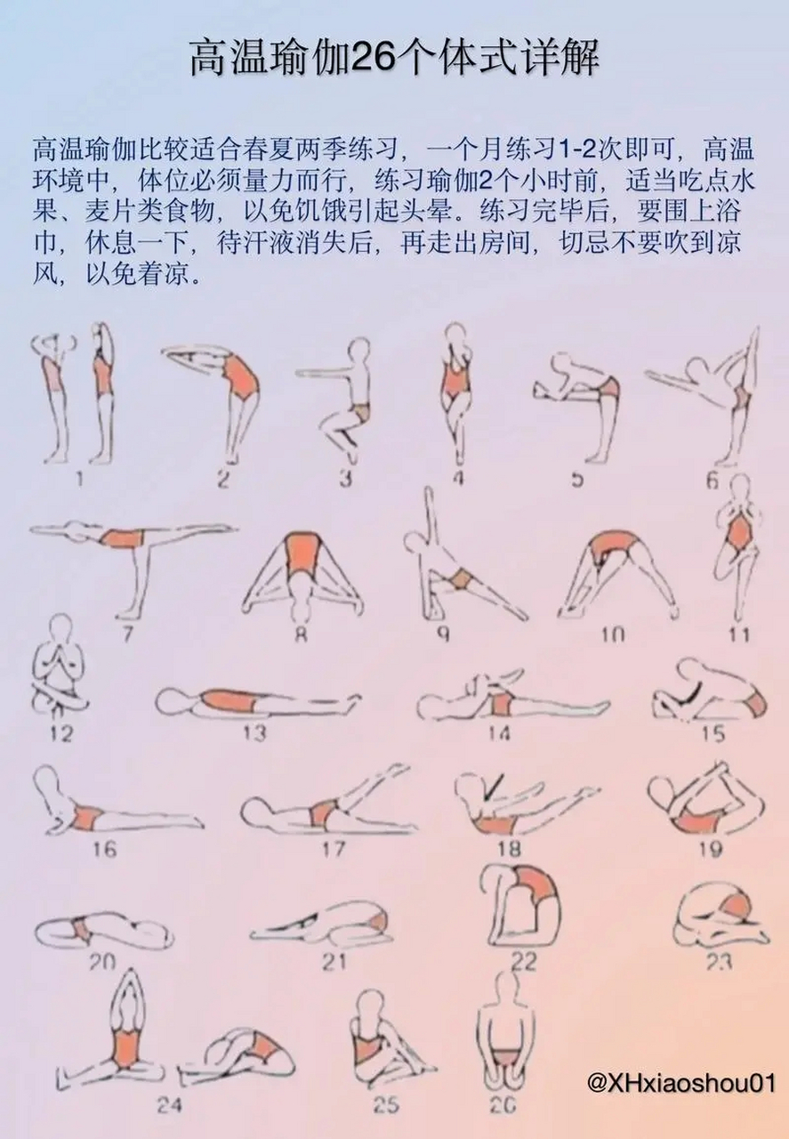 高温瑜伽26体式