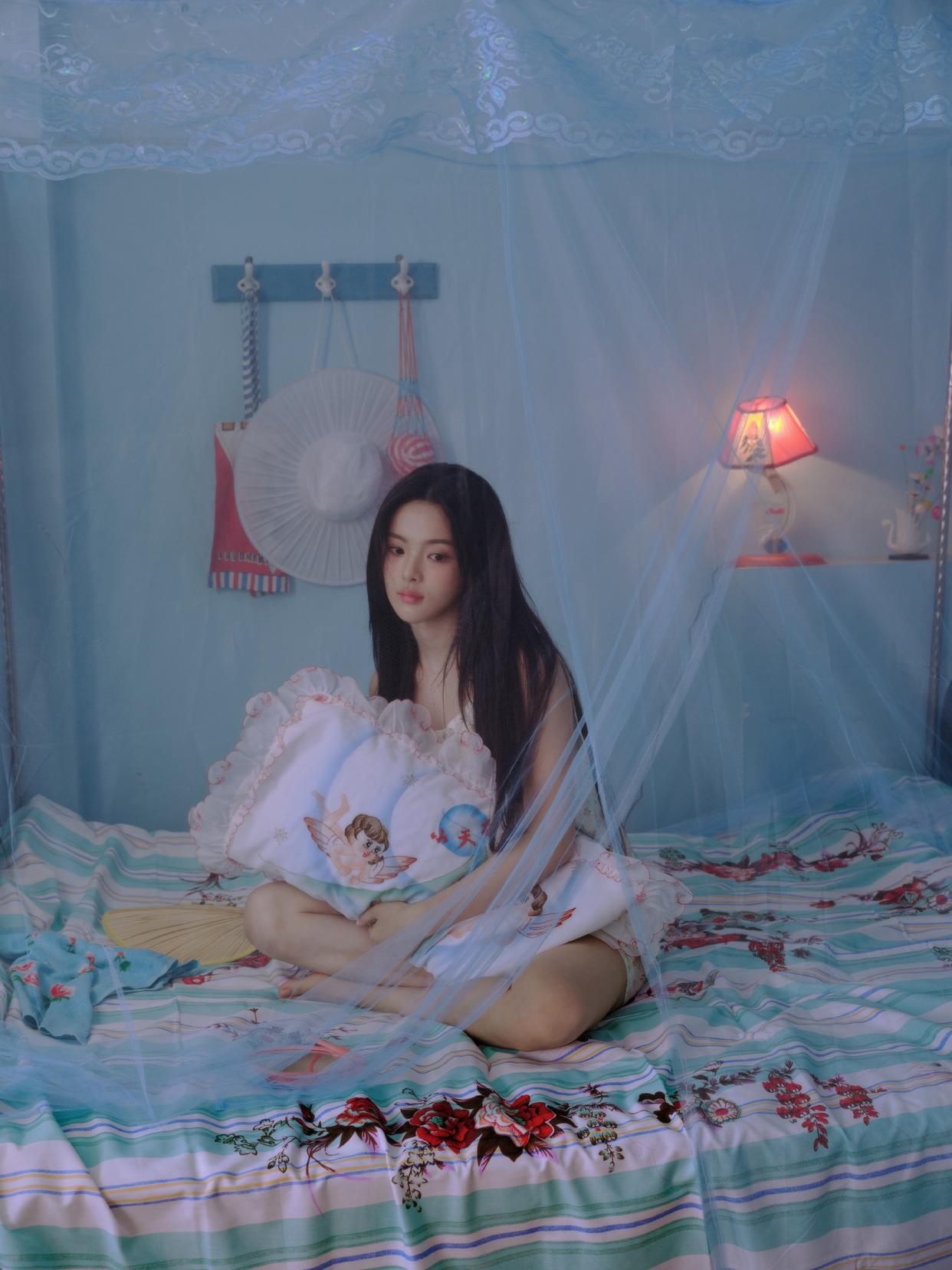 气质女神杨超越也有这样可爱俏皮的家居照!