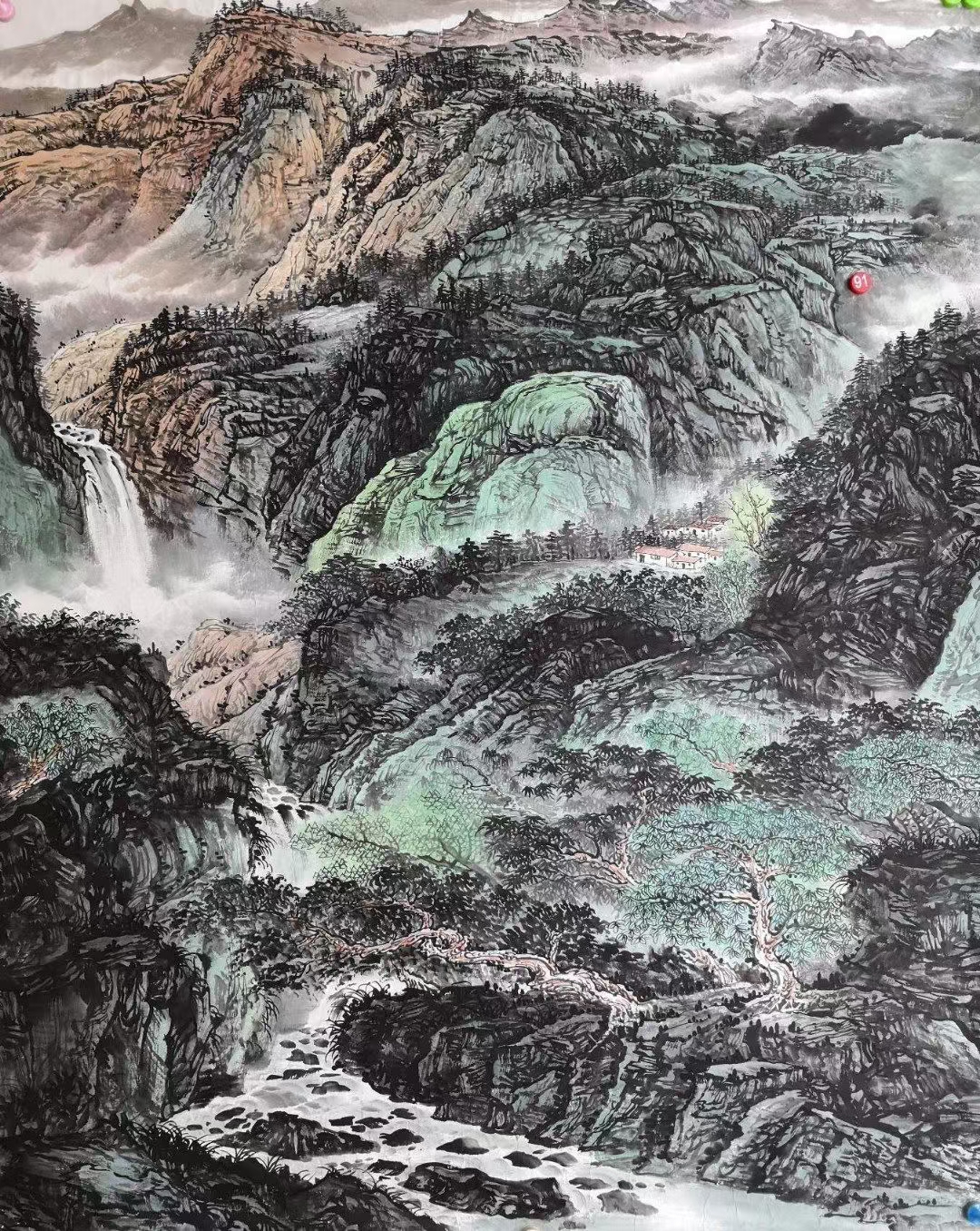 国画精品江山永固