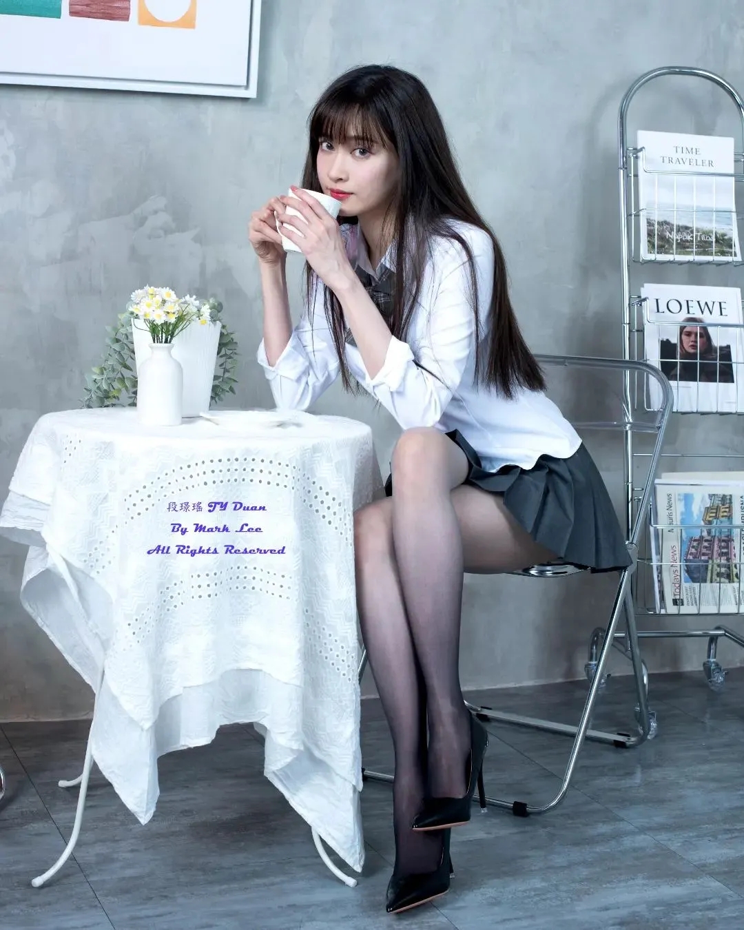 台湾省平面模特,腿模段璟瑶,据说是台湾省第一美腿!