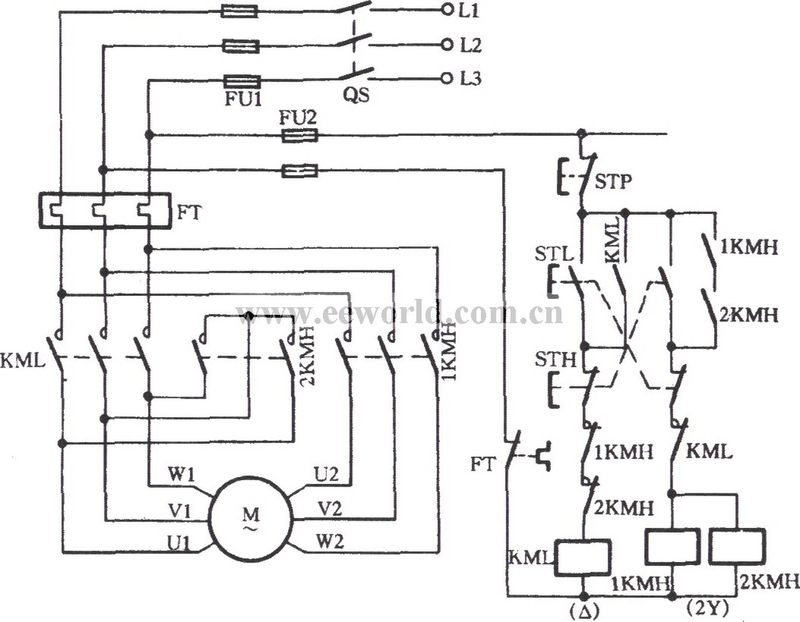 电机双速控制和小车自动行程控制.[心][心]