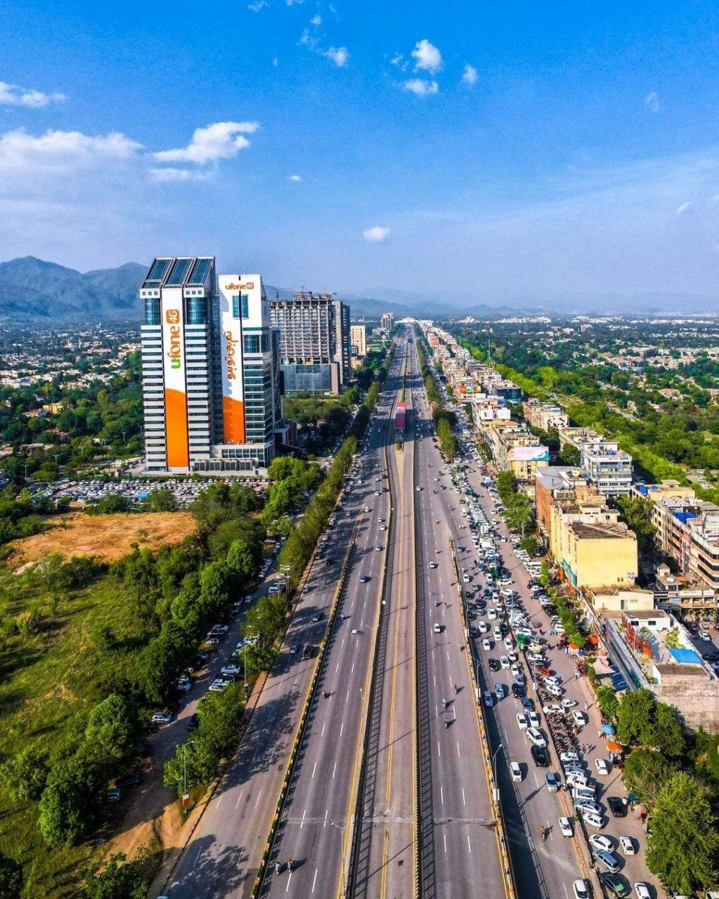 巴基斯坦首都——伊斯兰堡,人口200多万,1961年开始兴建,1965年巴首都