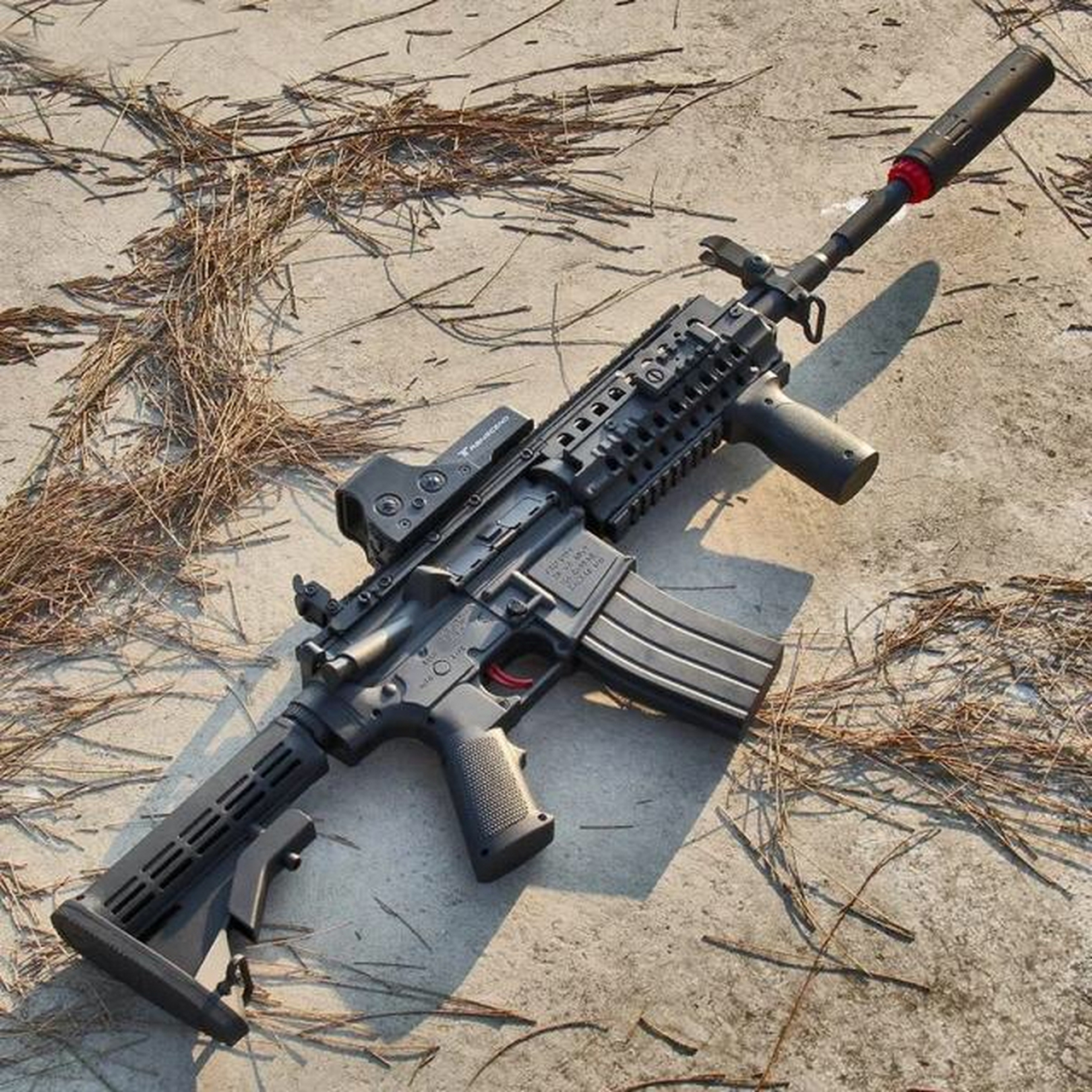 m416步枪源于德国工程师对枪械制造的悠久传统和对枪械性能的追求.