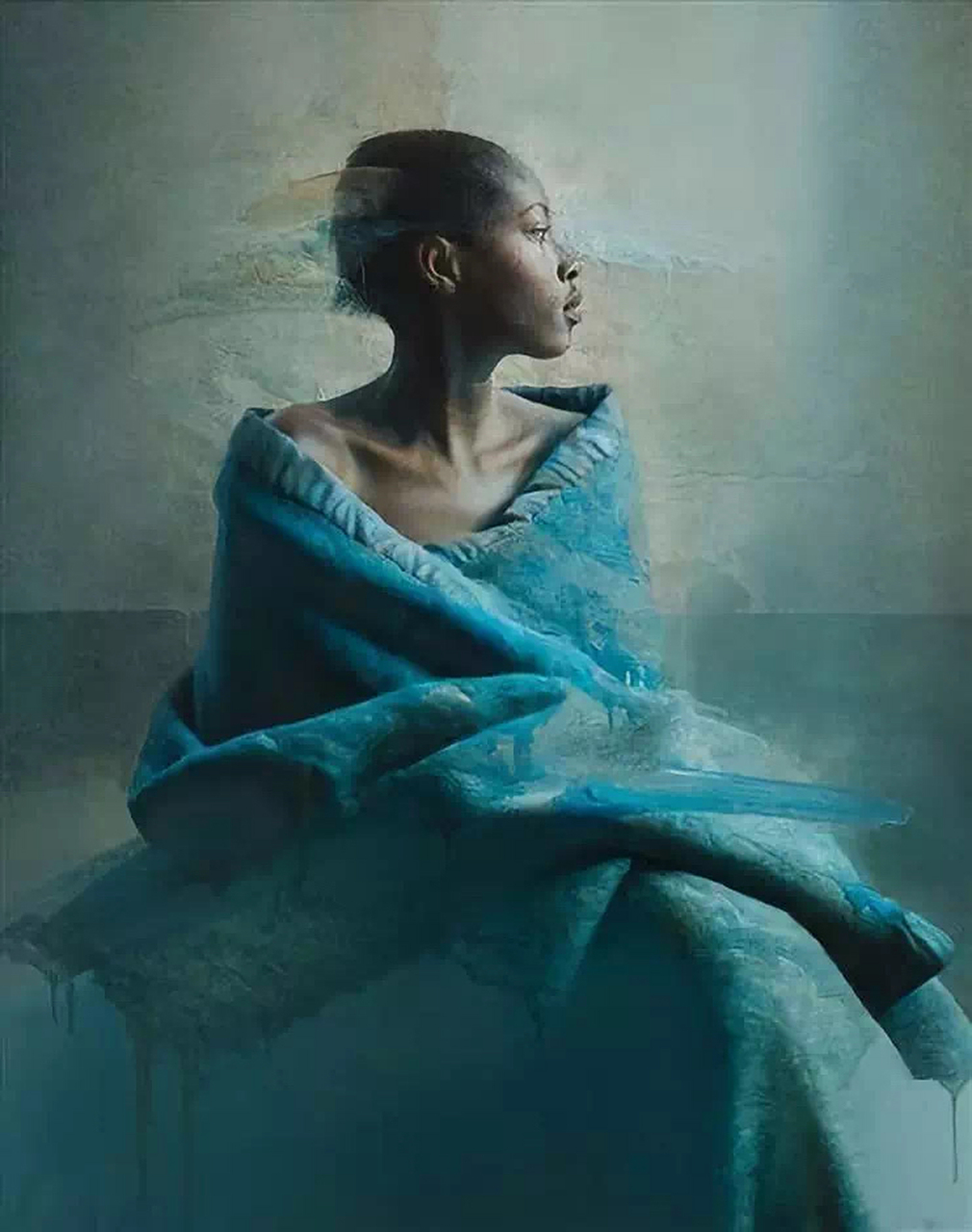 匈牙利当代写实大师桑多菲油画人体作品#油画# #匈牙利