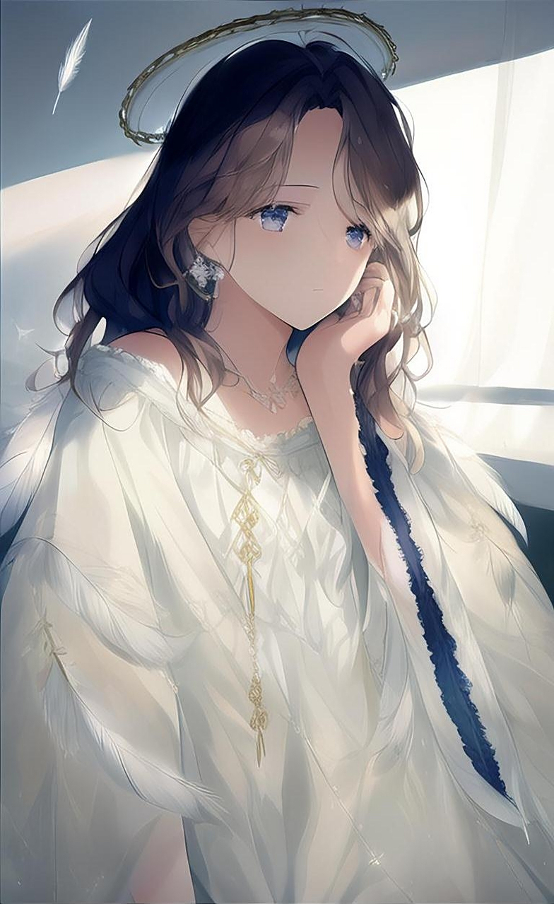 天使也流泪.#二次元美图