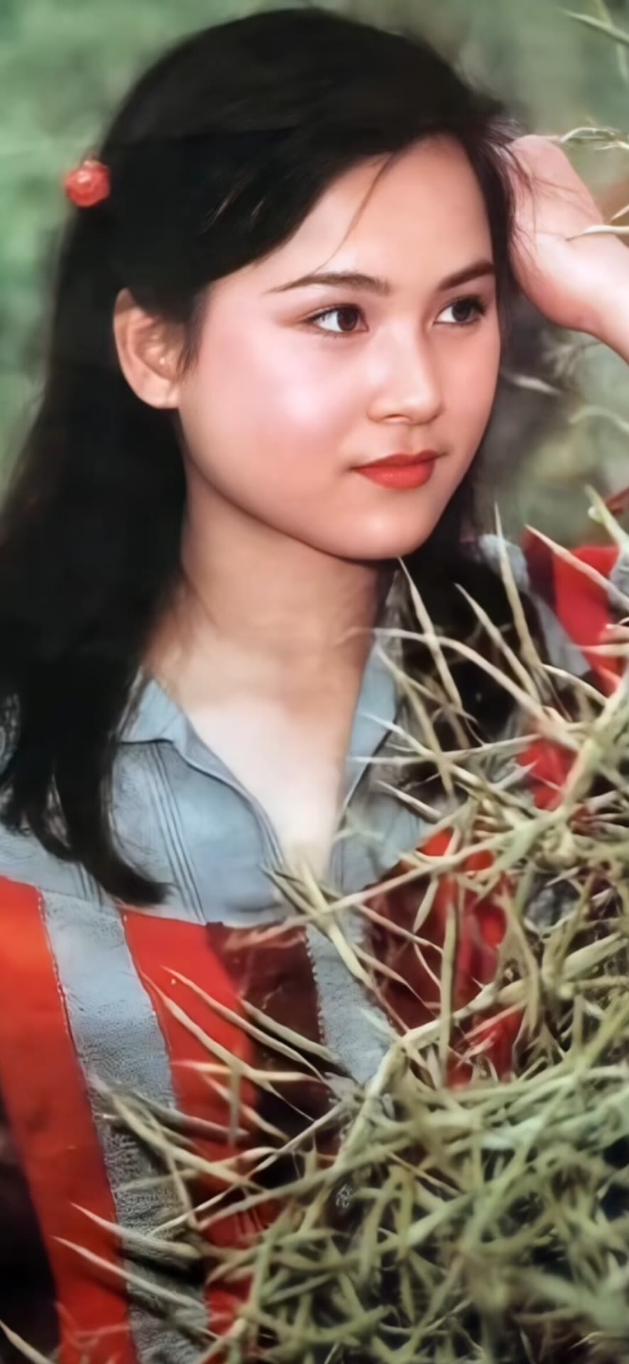 眉清目秀,柳叶眉杏核眼,笑靥如花,,一代佳人.演员朱碧云.