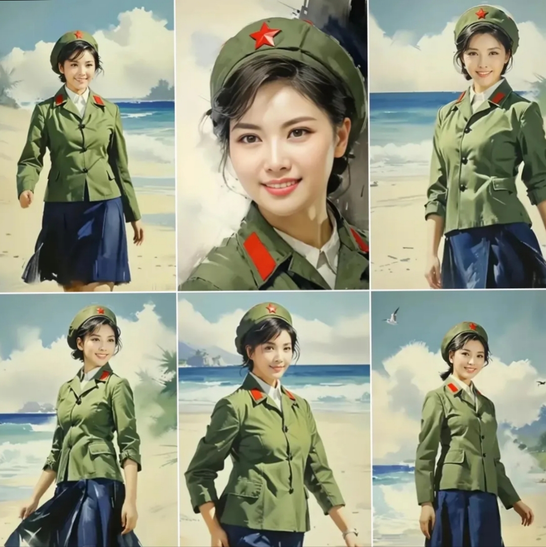很美的七十年代女兵,但不清楚她是什么军种,你知道吗?#热点引擎计划