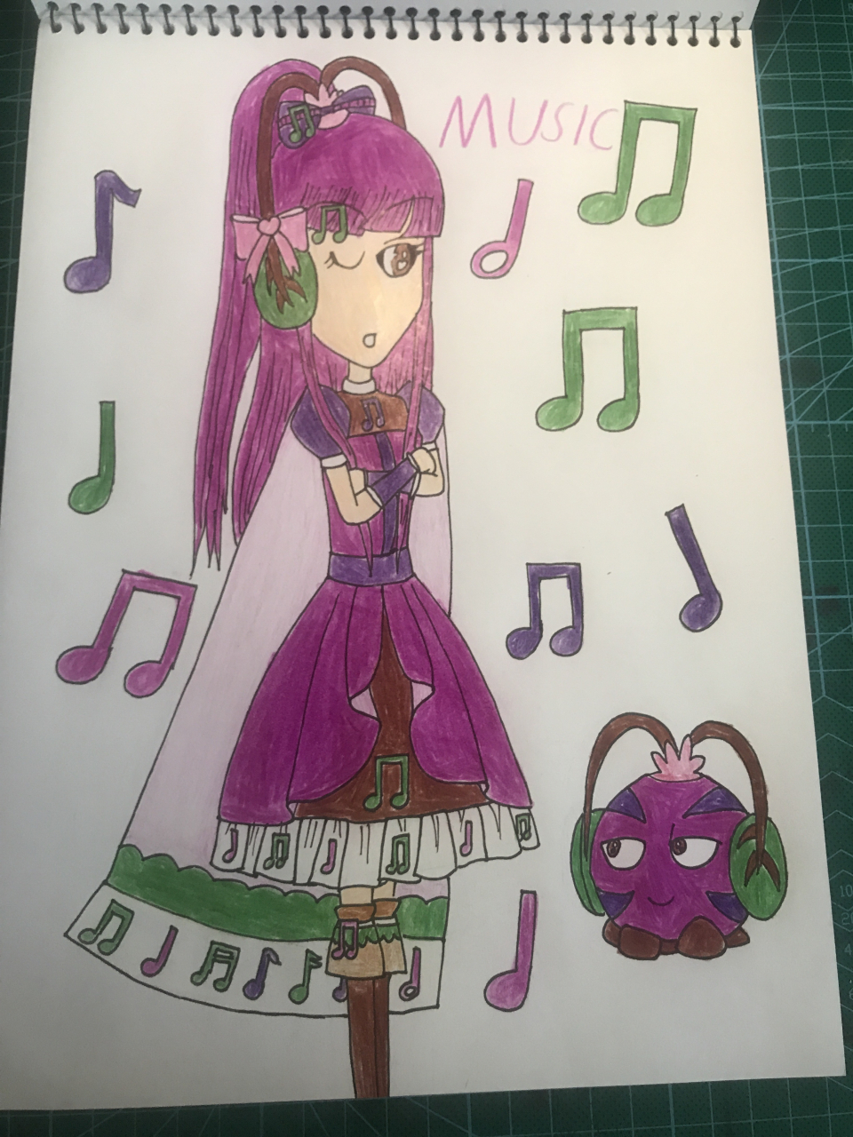 魔音甜菜拟人:(觉得我画的好的请点个赞再走!