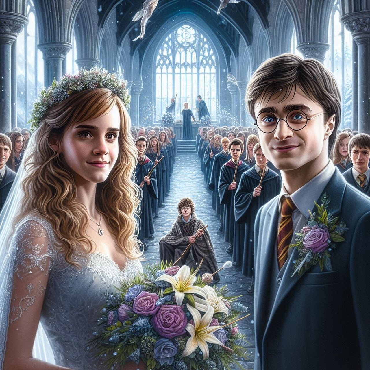 赫敏结婚了  罗恩:新郎不是我!