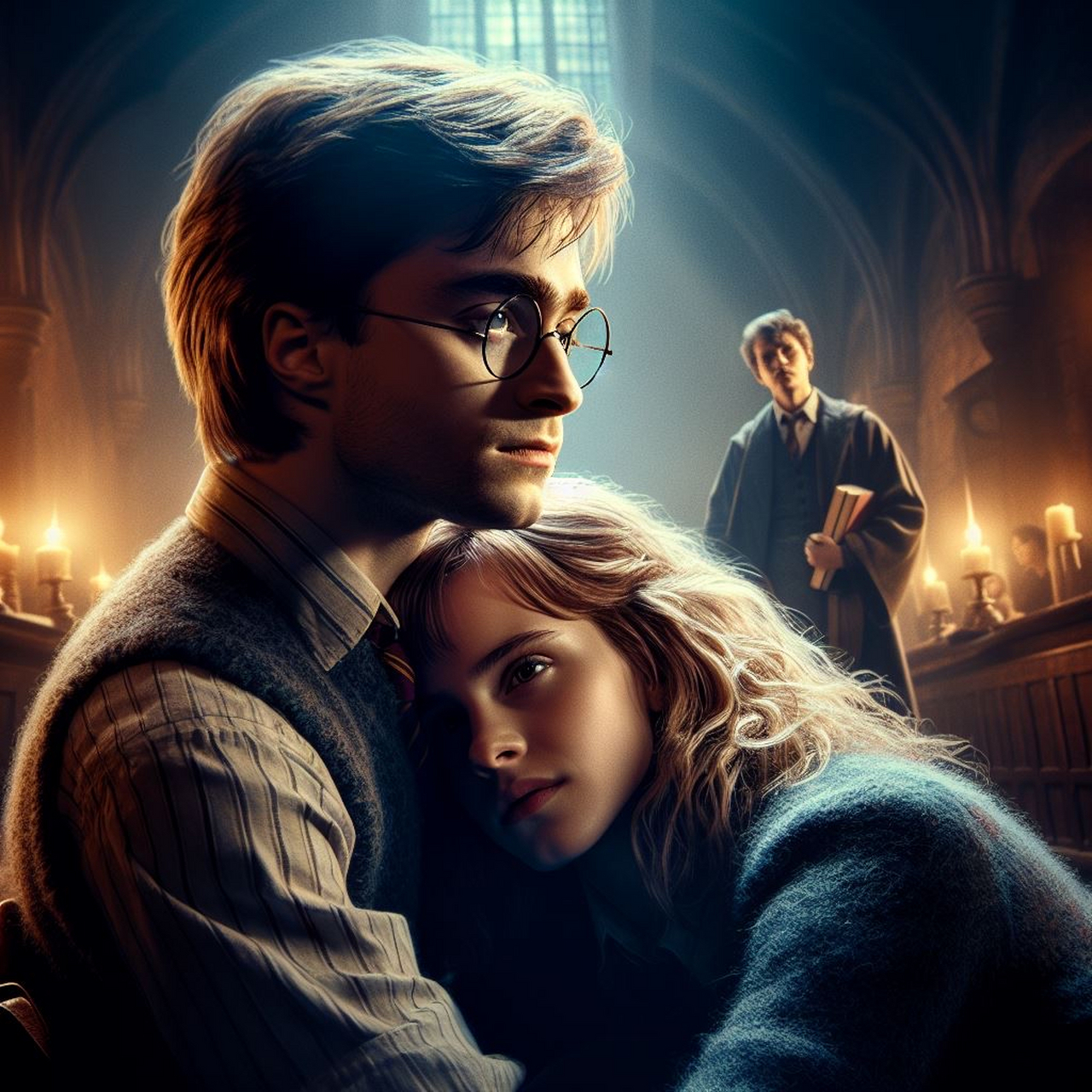 哈利·波特与赫敏真的很配,cp感太强了,作者都后悔没把他们凑成小情侣