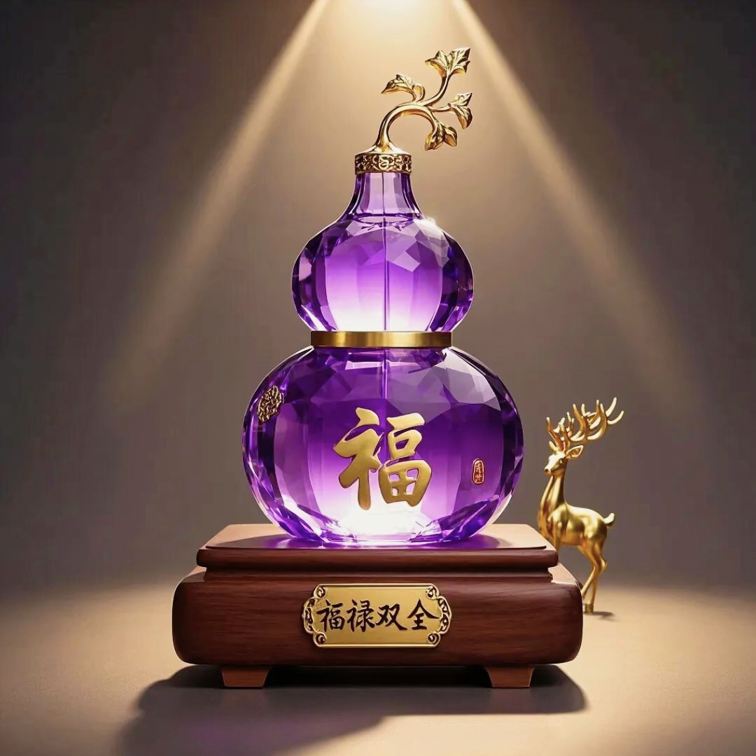 "这葫芦摆件真是太招财了,看着它,感觉福气都要溢出来了!