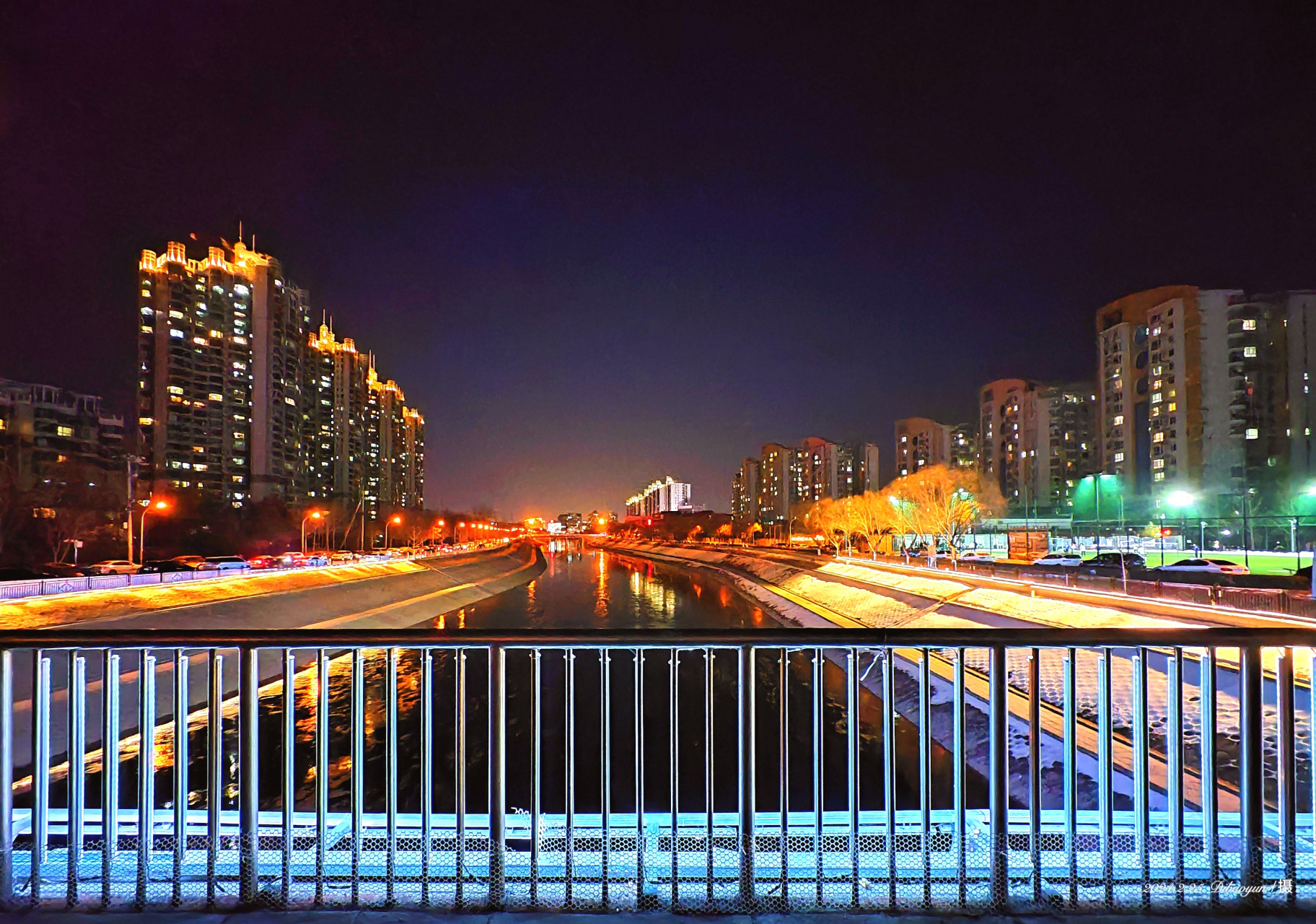 通惠河畔 61【十五的月亮】 2024北京通惠河畔 dibaoyun/手机拍摄