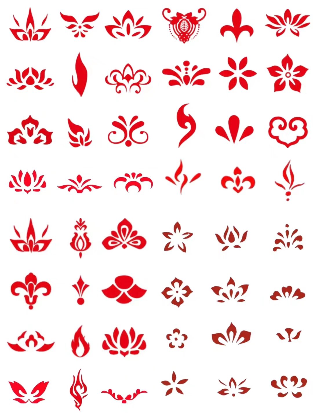 oc人狂喜系列之古风花钿合集