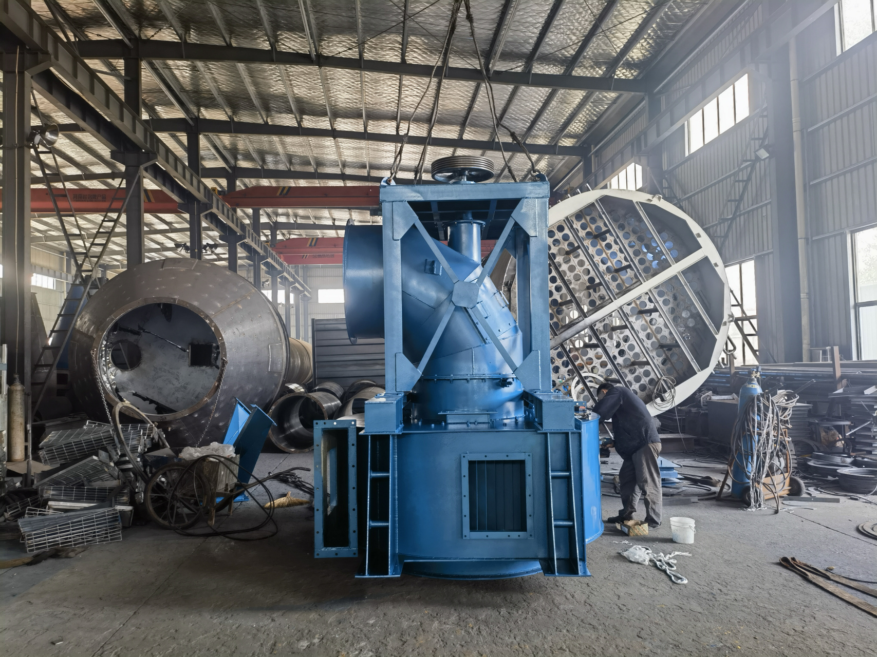 选粉机生产厂家的设计与应用