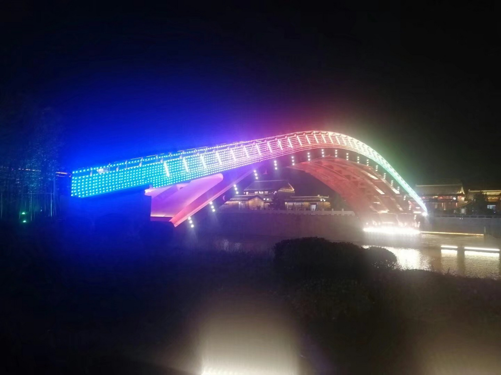 磁县开河码头夜景