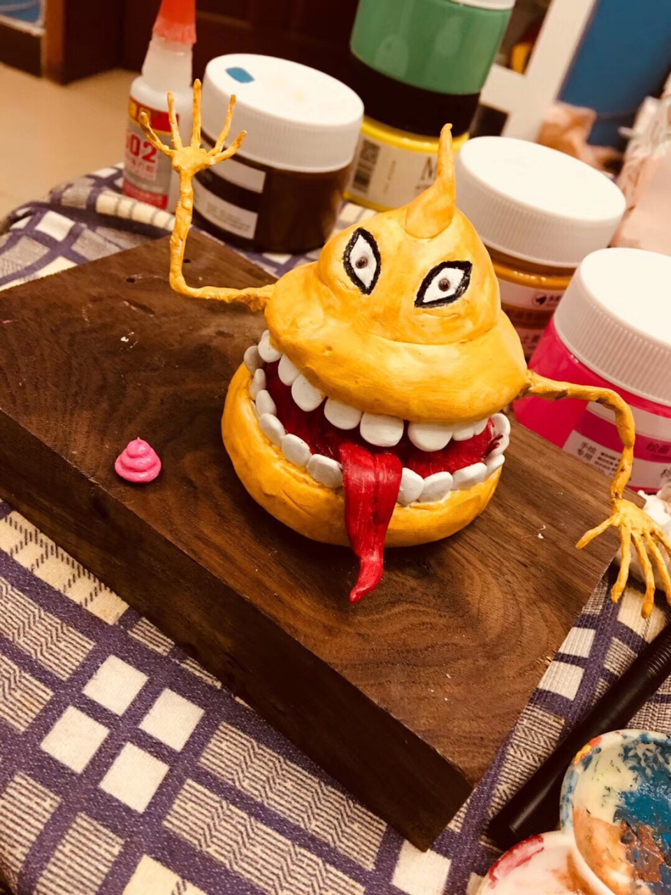 金黄色的大便,大便兽完成