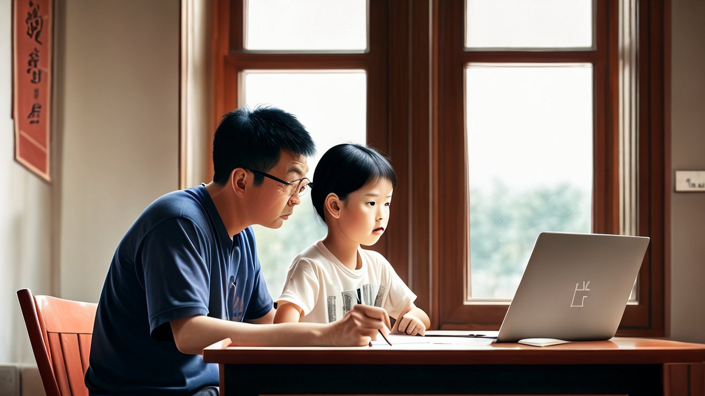 学爸ai的亲子模样# 父亲和孩子一起成长,是生活中最温馨的瞬间.