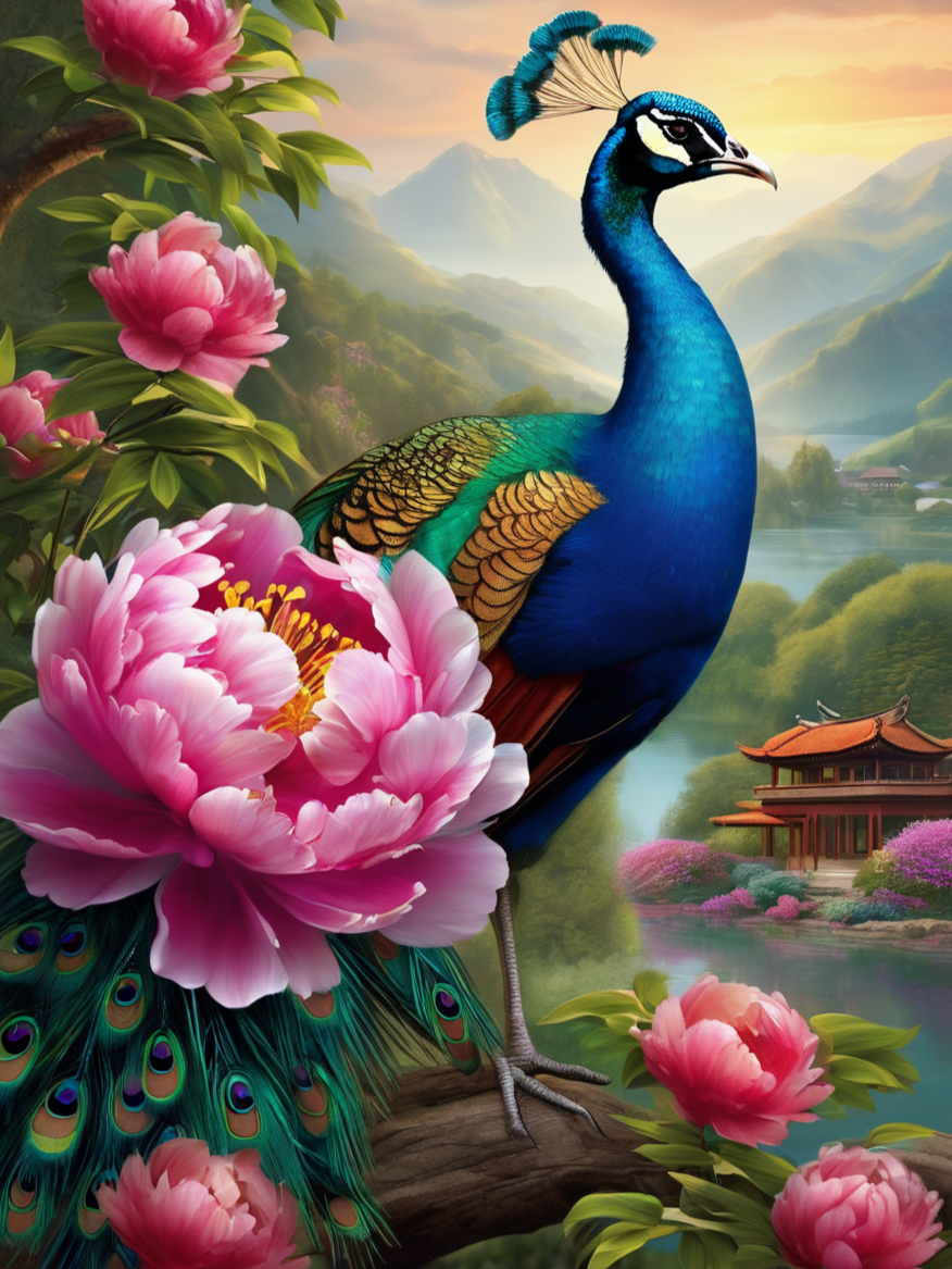 【花开富贵】 花开富贵,满园春色醉人心.