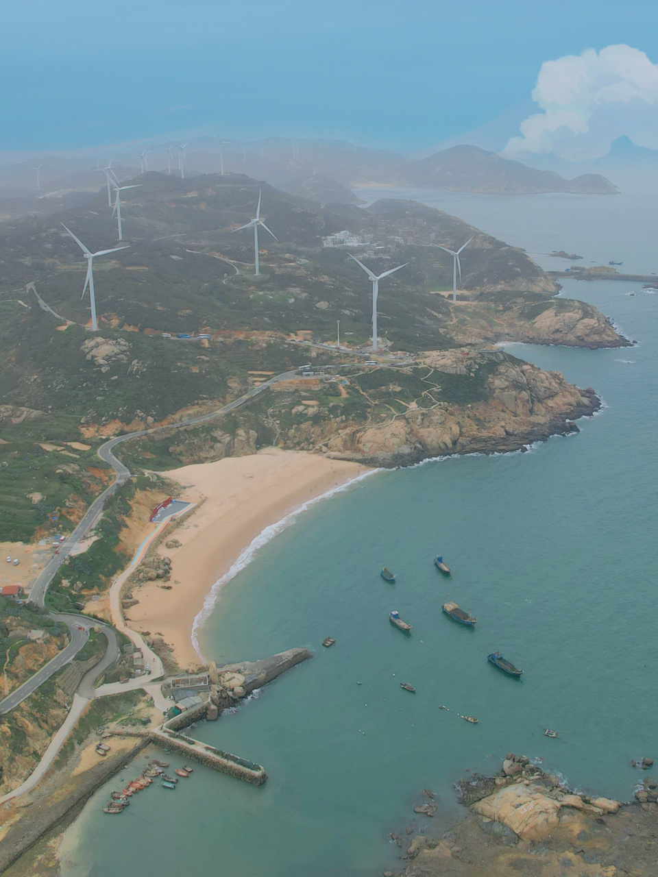 平潭北部生态廊道是我最喜欢的环岛游景点之一,这里有美丽的沙滩,有