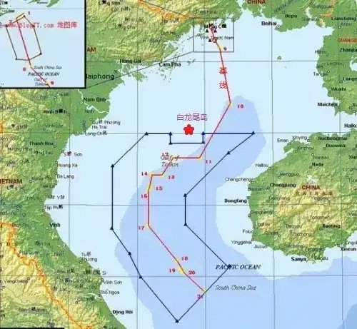 北部湾领海基线划定……但白龙尾岛,目前还是处于"有借无还"的阶段