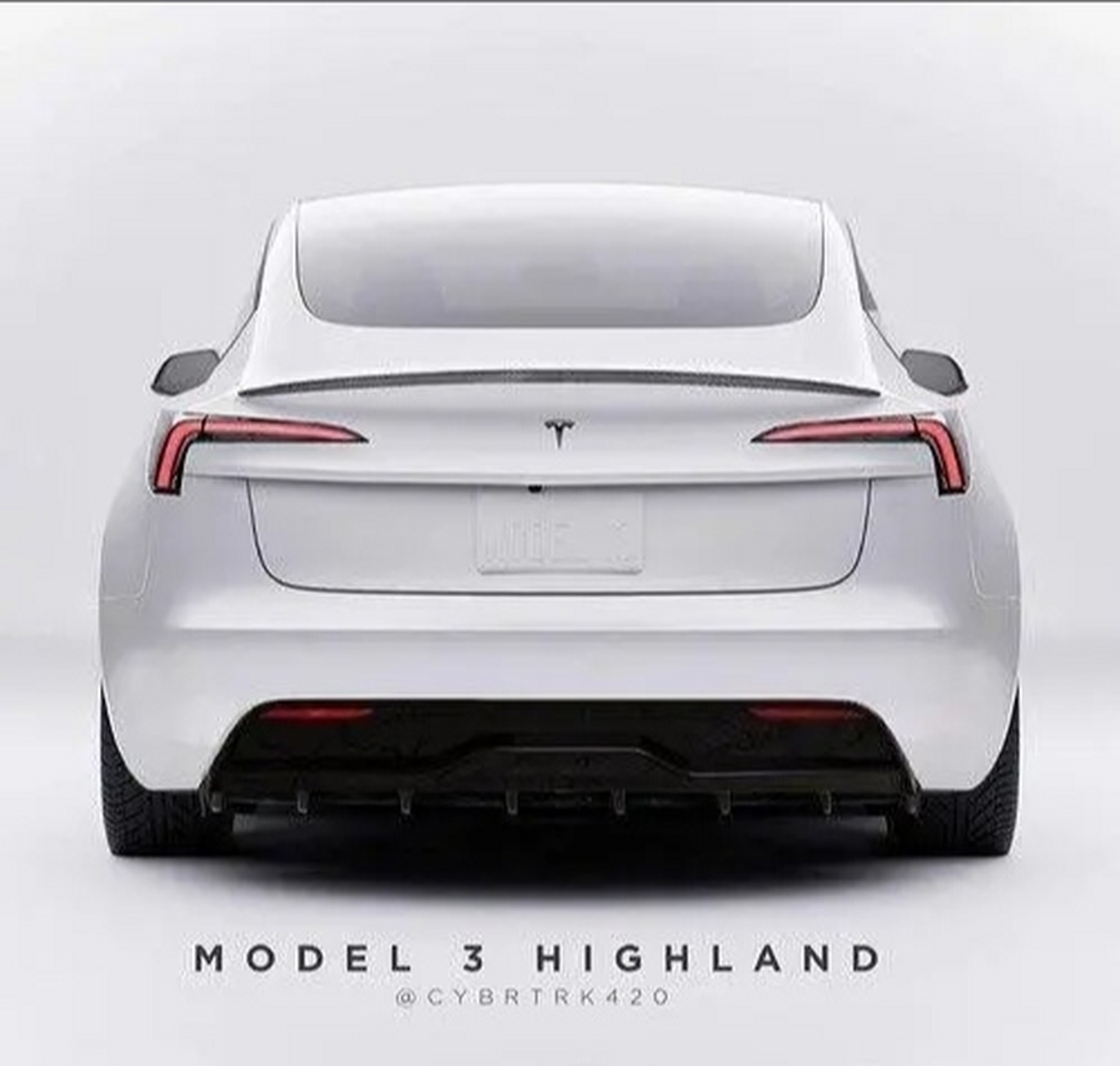 新特斯拉model 3尾灯,既看着像别克,又看着像沃尔沃!
