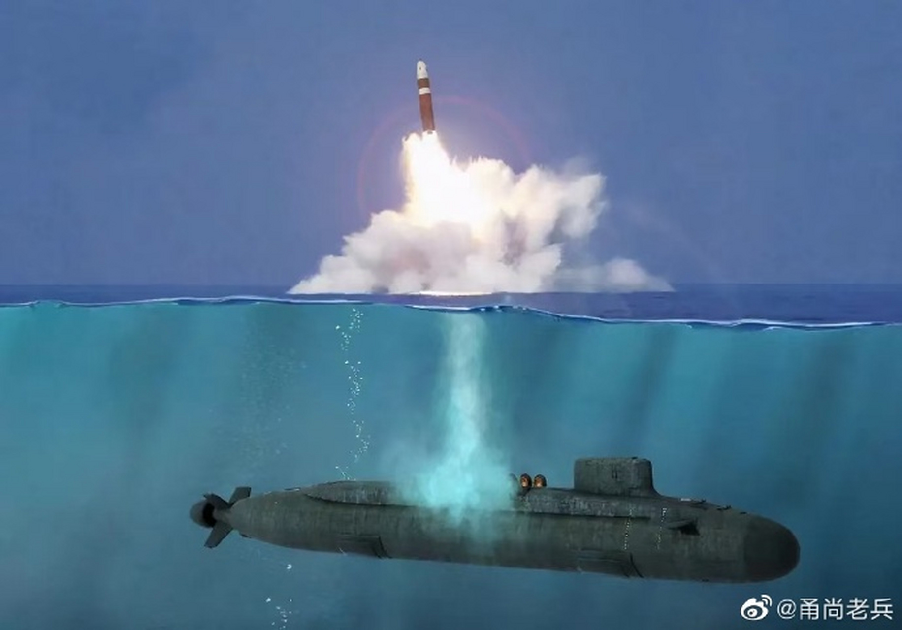 我的观点:国之重器:巨浪–4成功发射震慑美军 最近,人民海军最新型