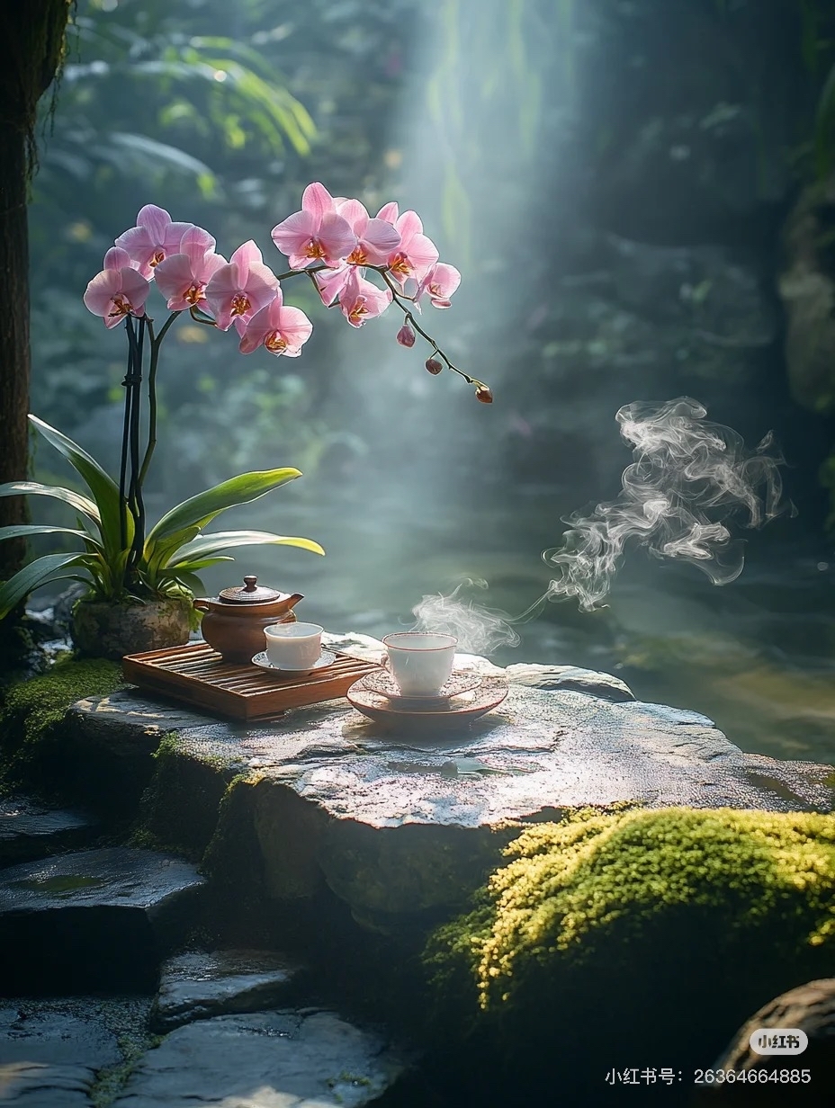 好诗词,邀您共赏:嵌句【茶烟袅破碧纱纹】