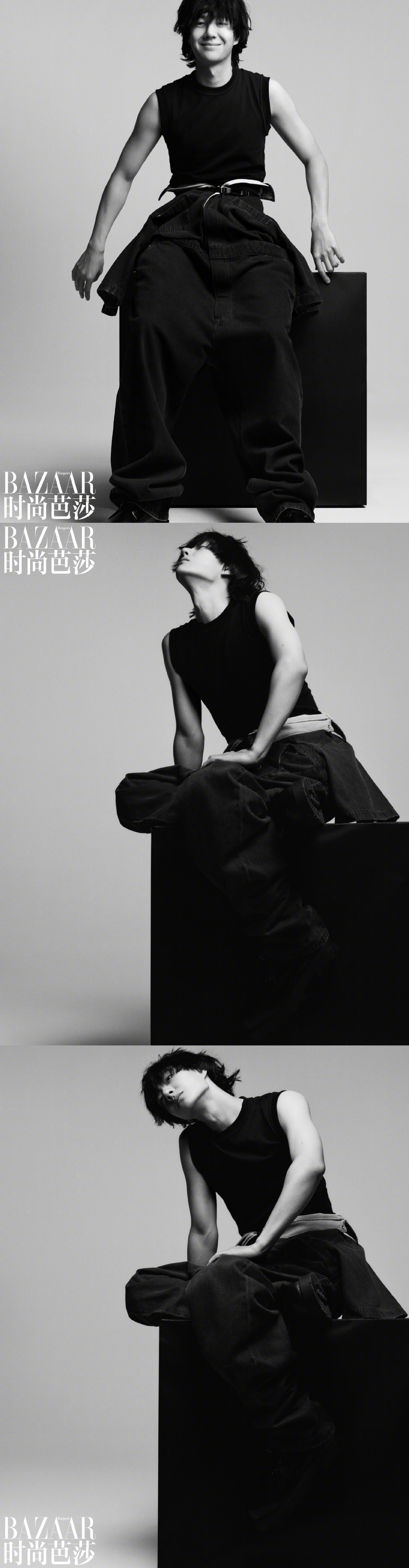 王一博的素颜时尚大片完美展现出真诚和随性不羁,这也是他能够在众多