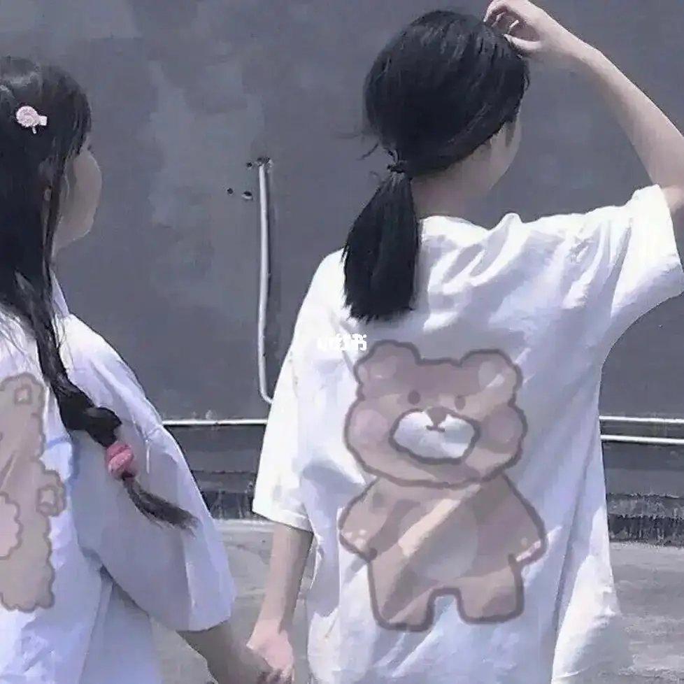 闺蜜头像,一人一半,真人