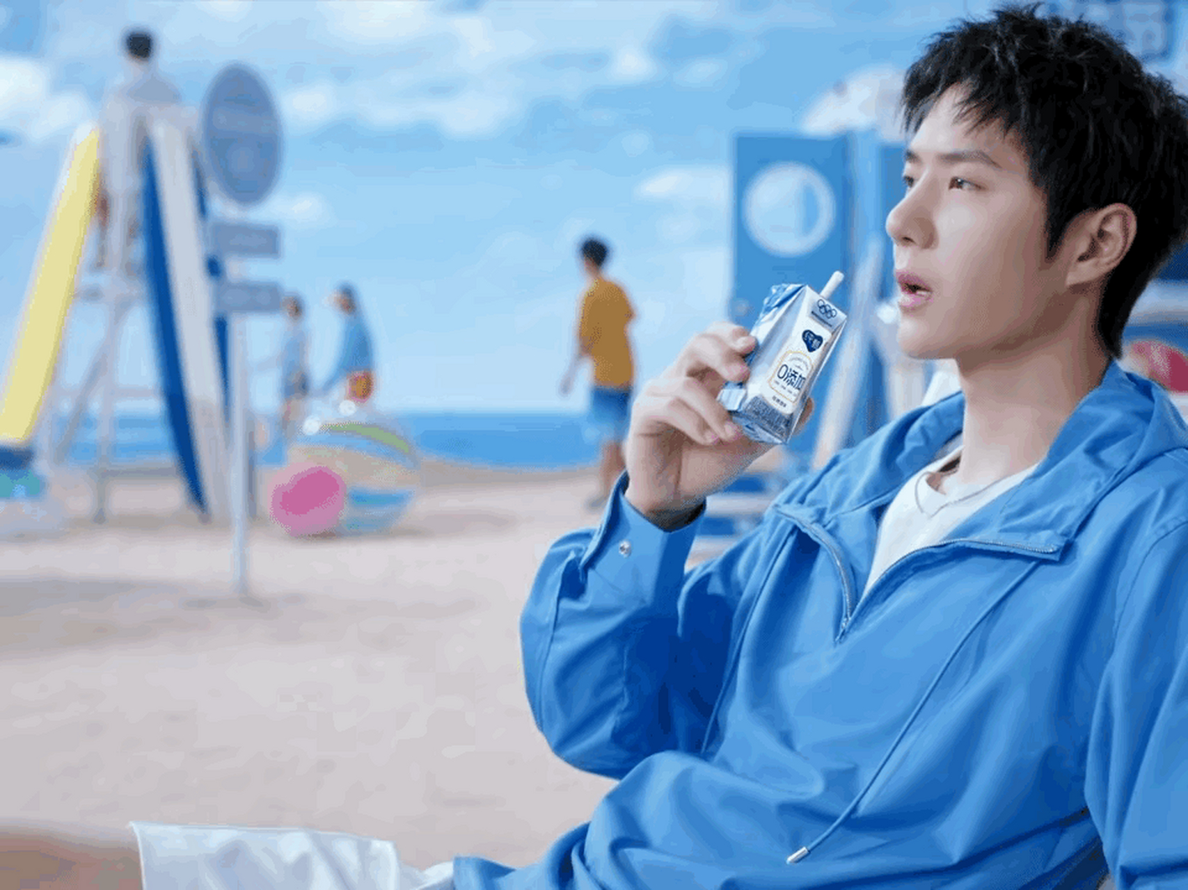 王一博纯甄品牌代言人