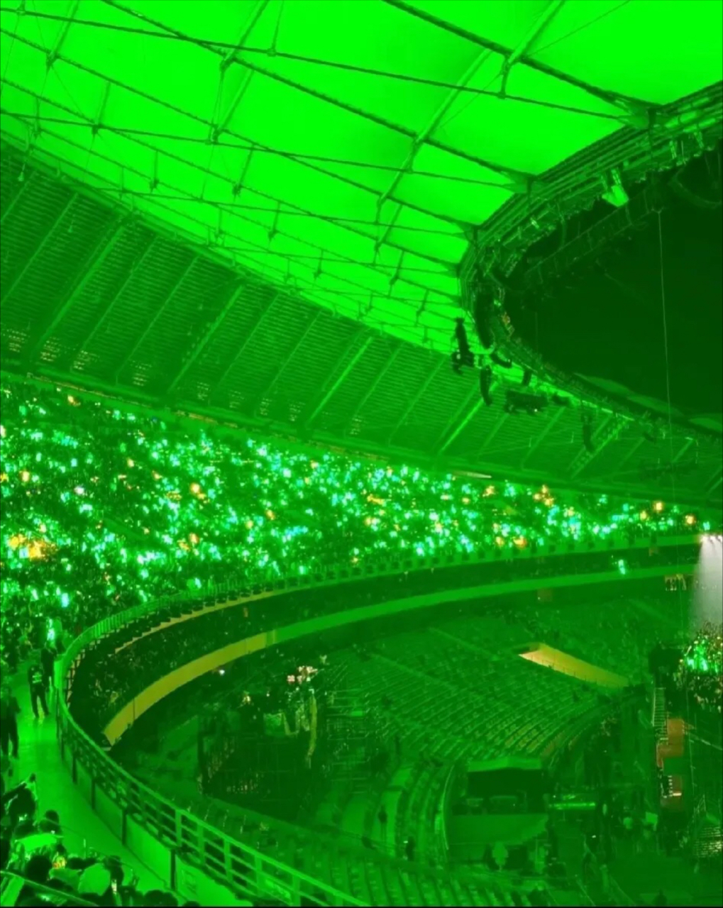 王一博唱歌的时候全场绿海太震撼了! 双向奔赴谁看了不感动!