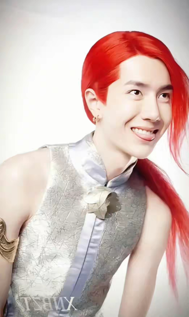 据说王一博就是拿着这红孩儿的帅照去面试蓝忘机被拒两次的,后来亲自