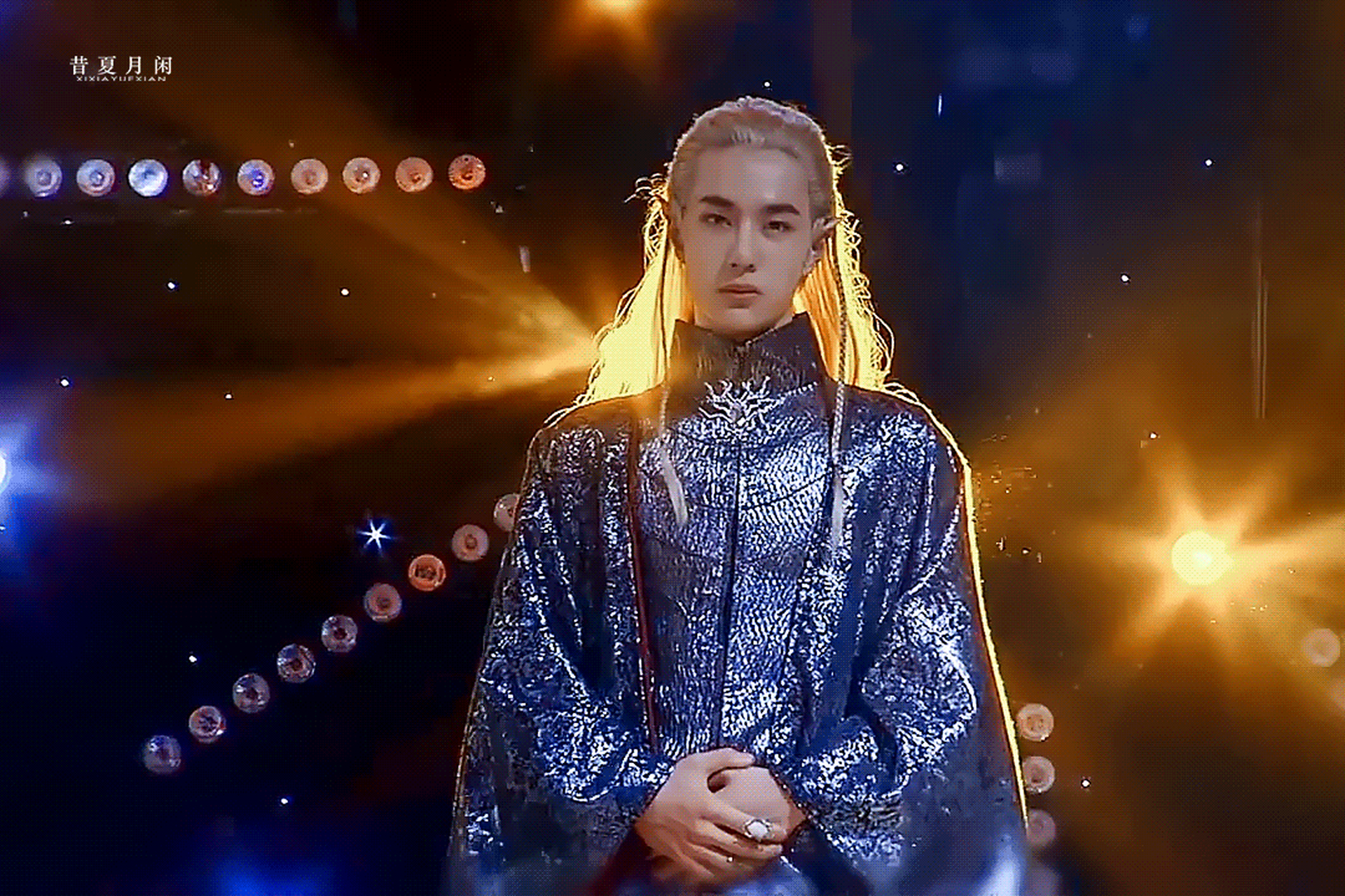 王一博精灵王子造型,真乃人间绝美精灵也