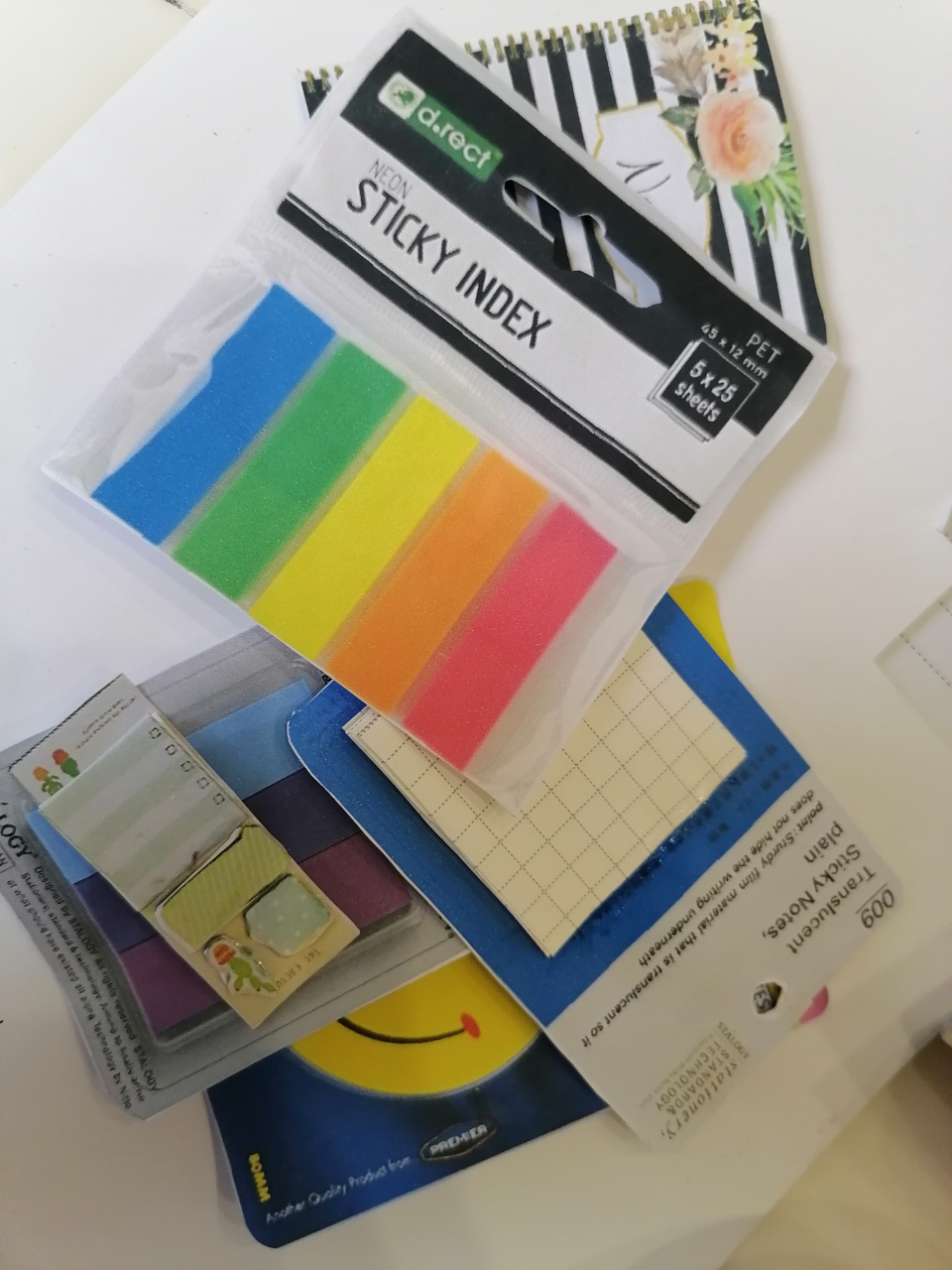 sticky notes