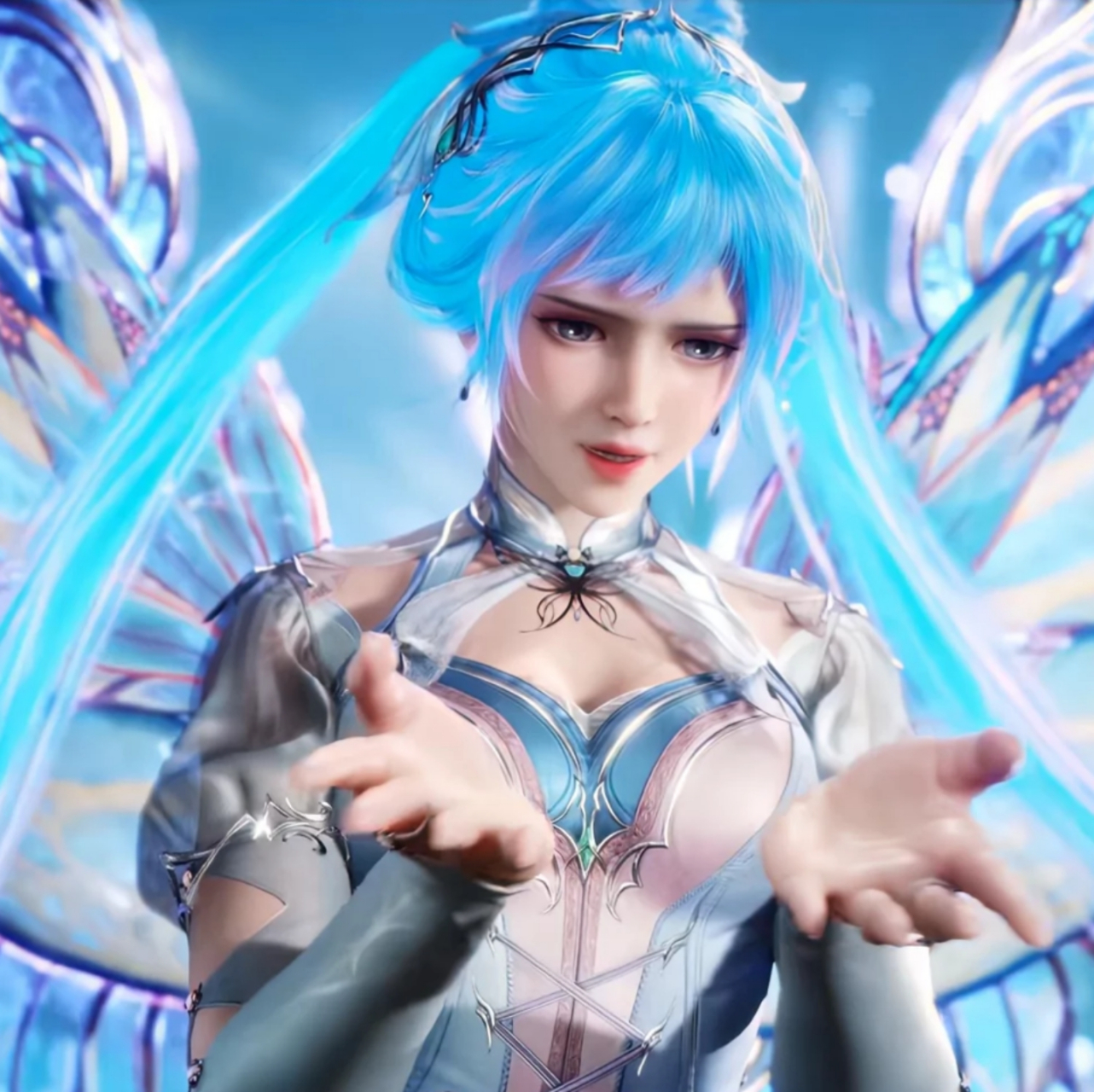 绝世唐门:光之女神#绝世唐门# #唐舞桐# #光明女神之唐舞桐