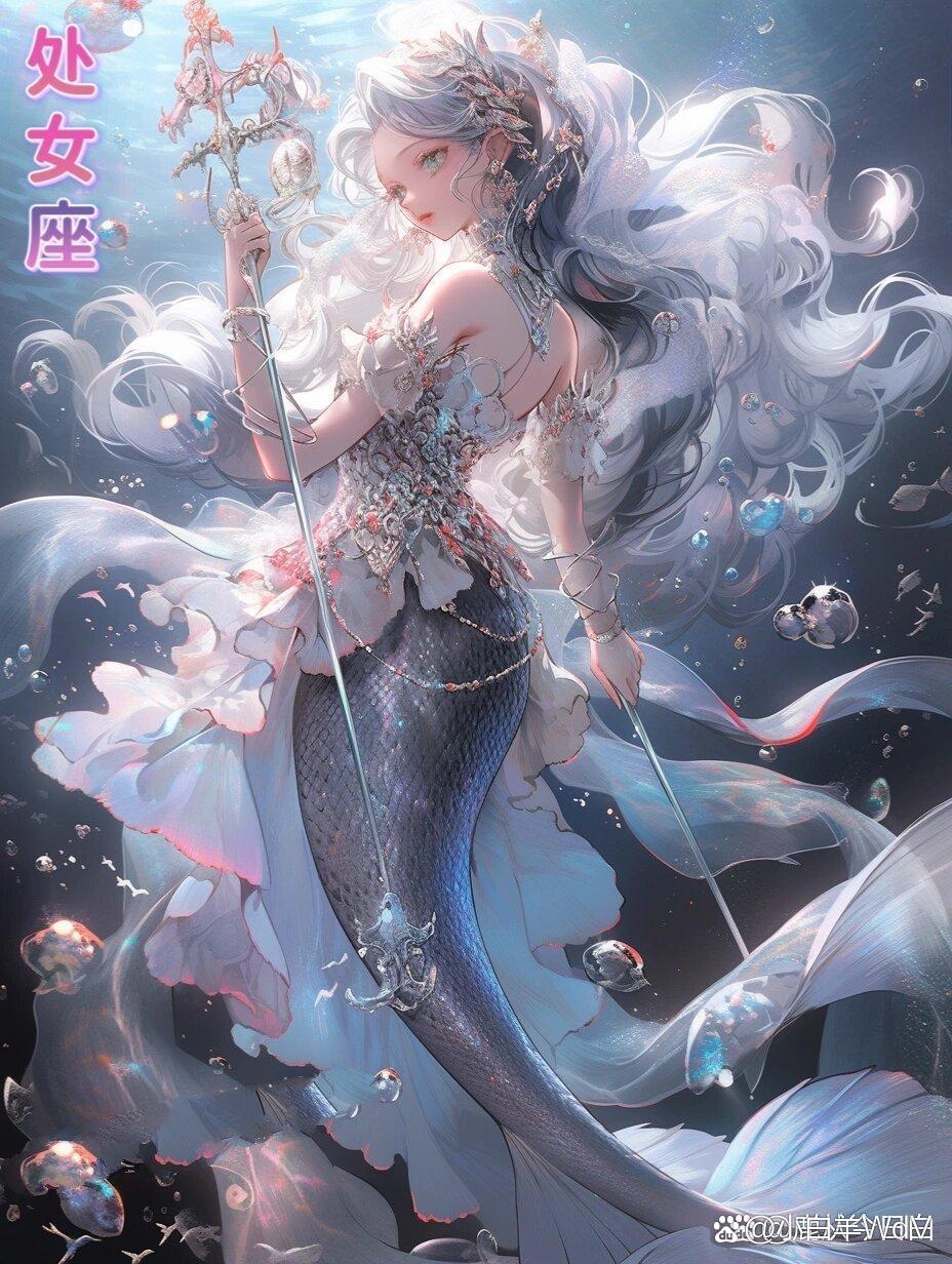 星座美人鱼,看看你是哪个?