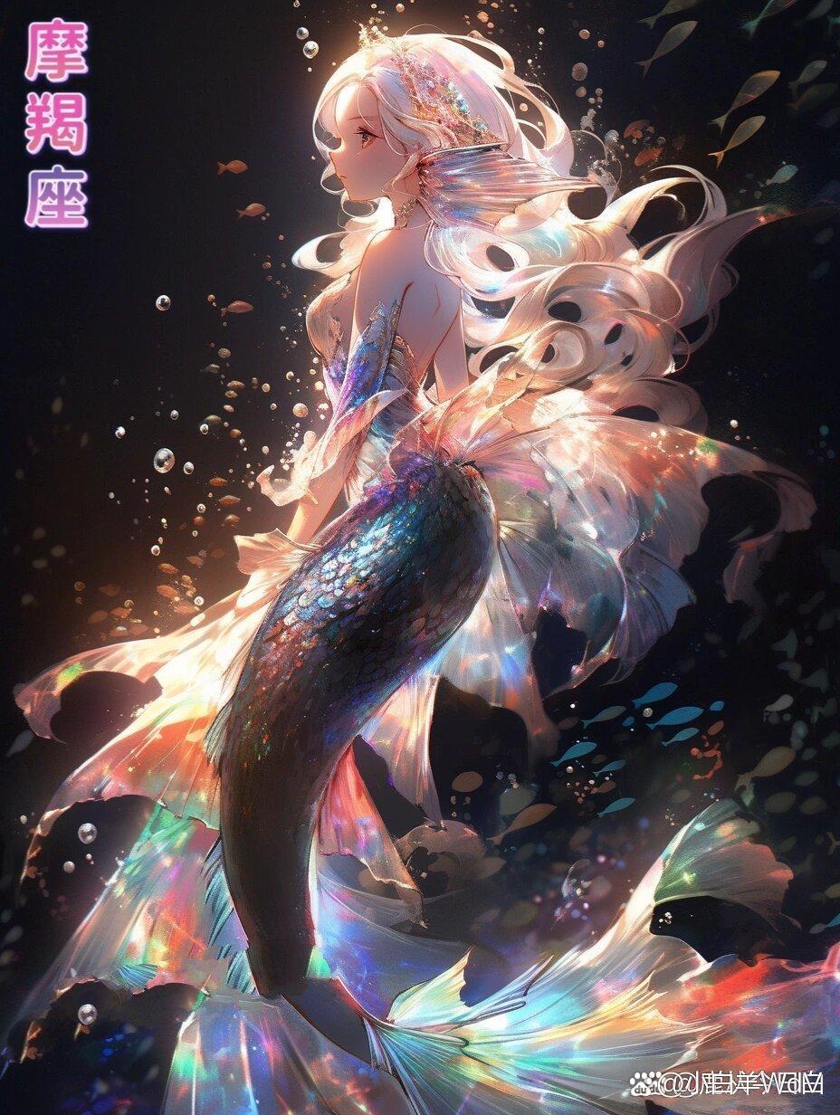 星座美人鱼,看看你是哪个?