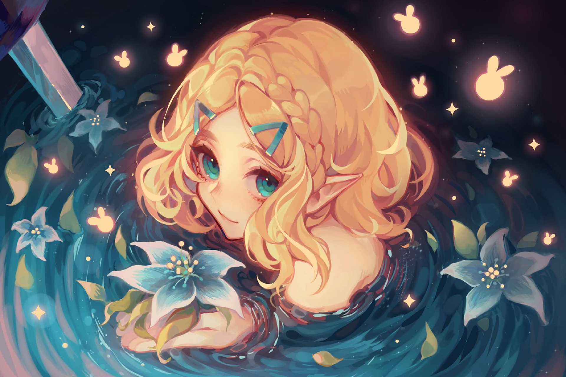 "静谧公主"塞尔达   突然,,觉得塞尔达又香了!