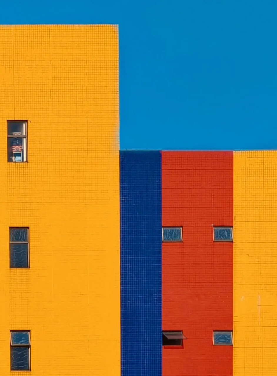 红黄蓝,精美色块