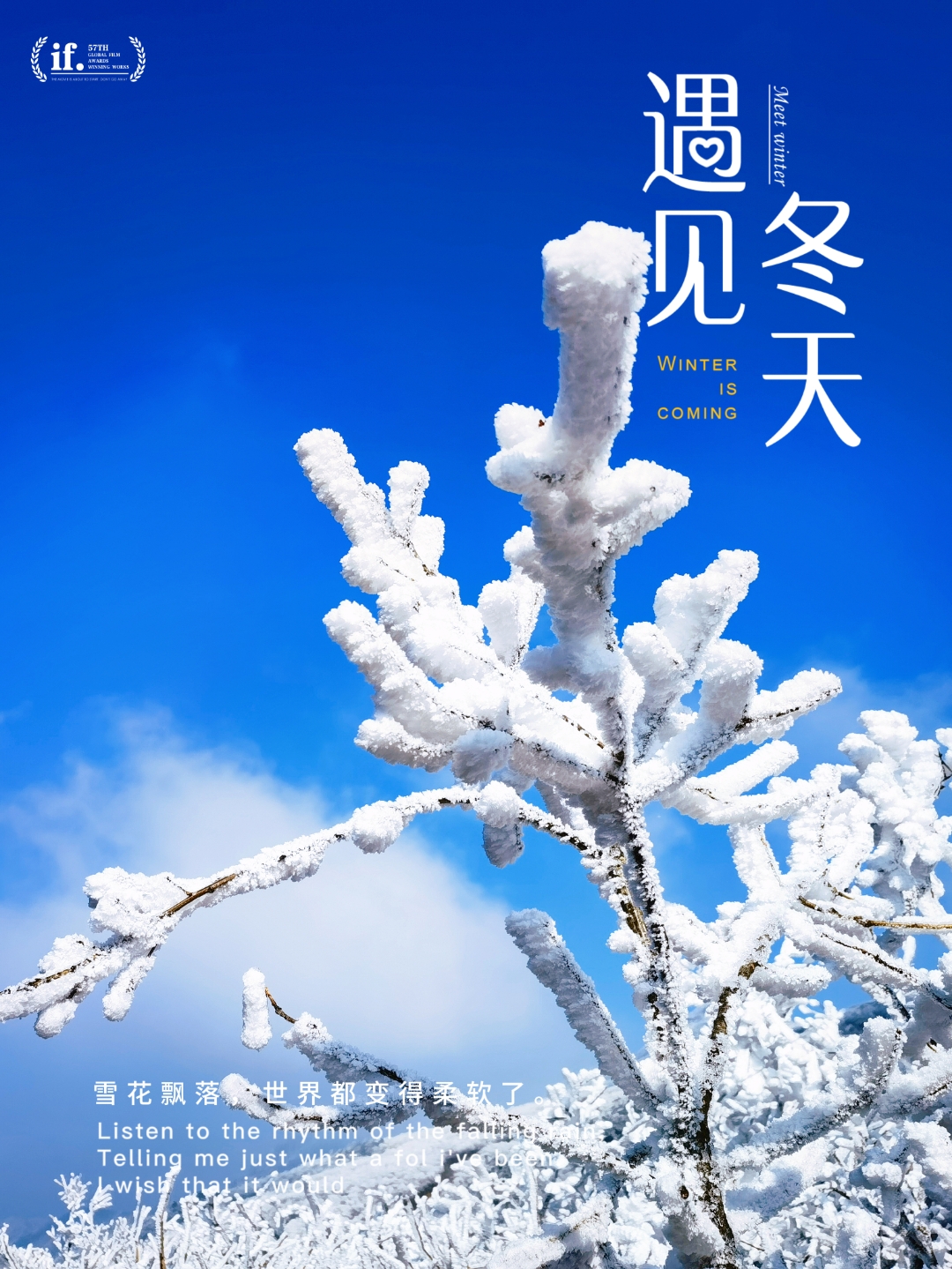 散文:  遇见冬天  冬天的来临,总是带着一种沉静的美.