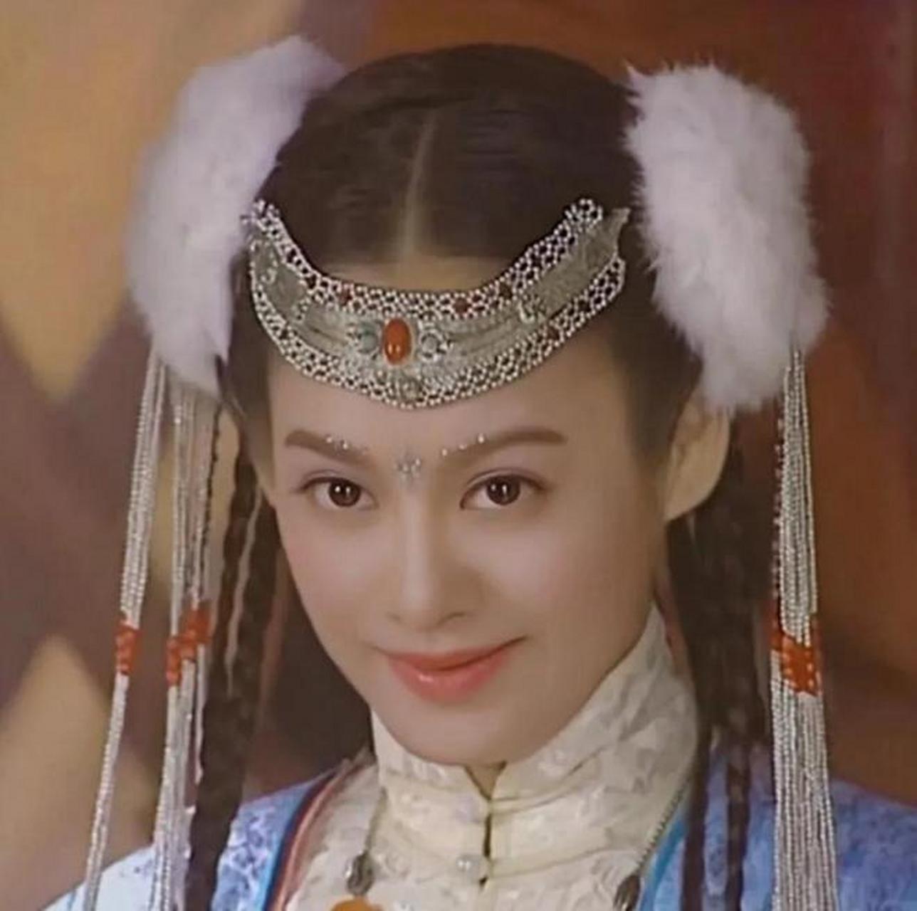 宁静年轻时演的大玉儿,好美好美