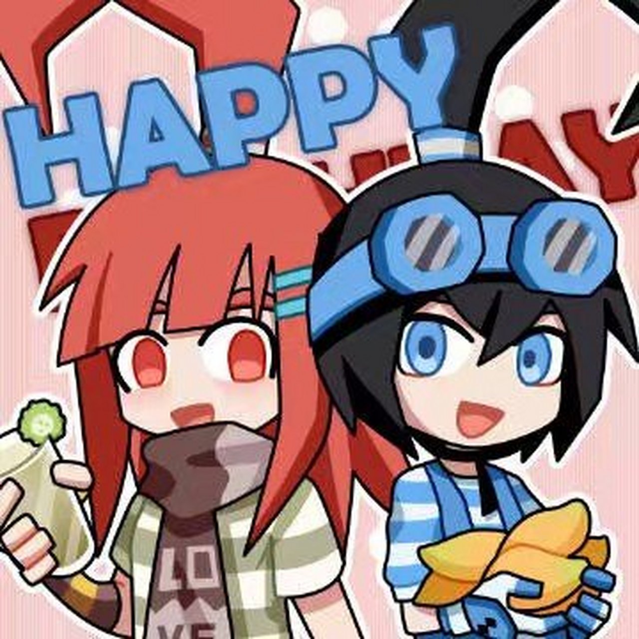 祝艾比埃米生日快乐!