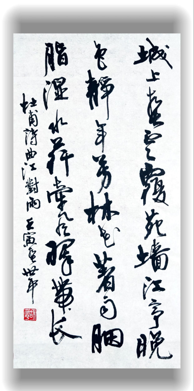 胡世平书法,漂亮