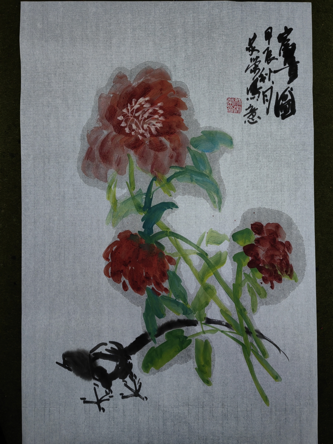 姚家荣中国当代写意花鸟画大家 赏画如赏心如意花开心也跟着欢喜