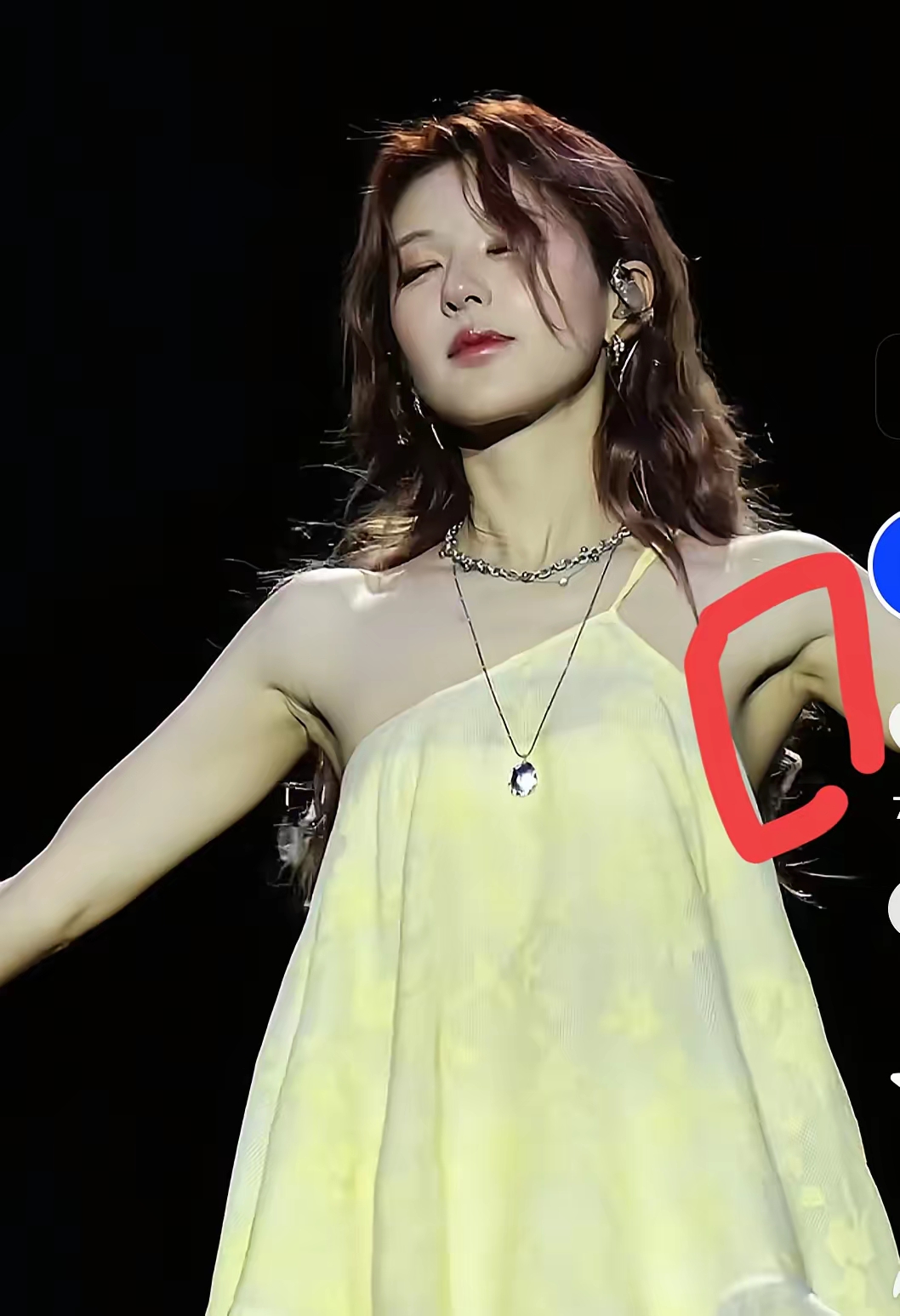 真的很不好看,明明这么美,这么可爱,偏偏腋下看着黄黄的!