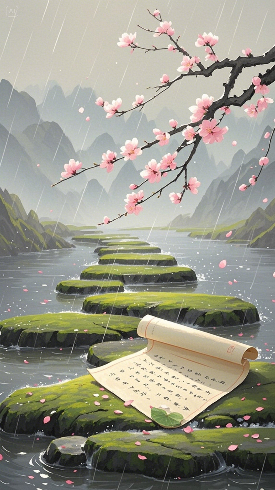 这个清明 用三行诗接住飘落的杏花 在评论区写下#清明三行笺# 让春风