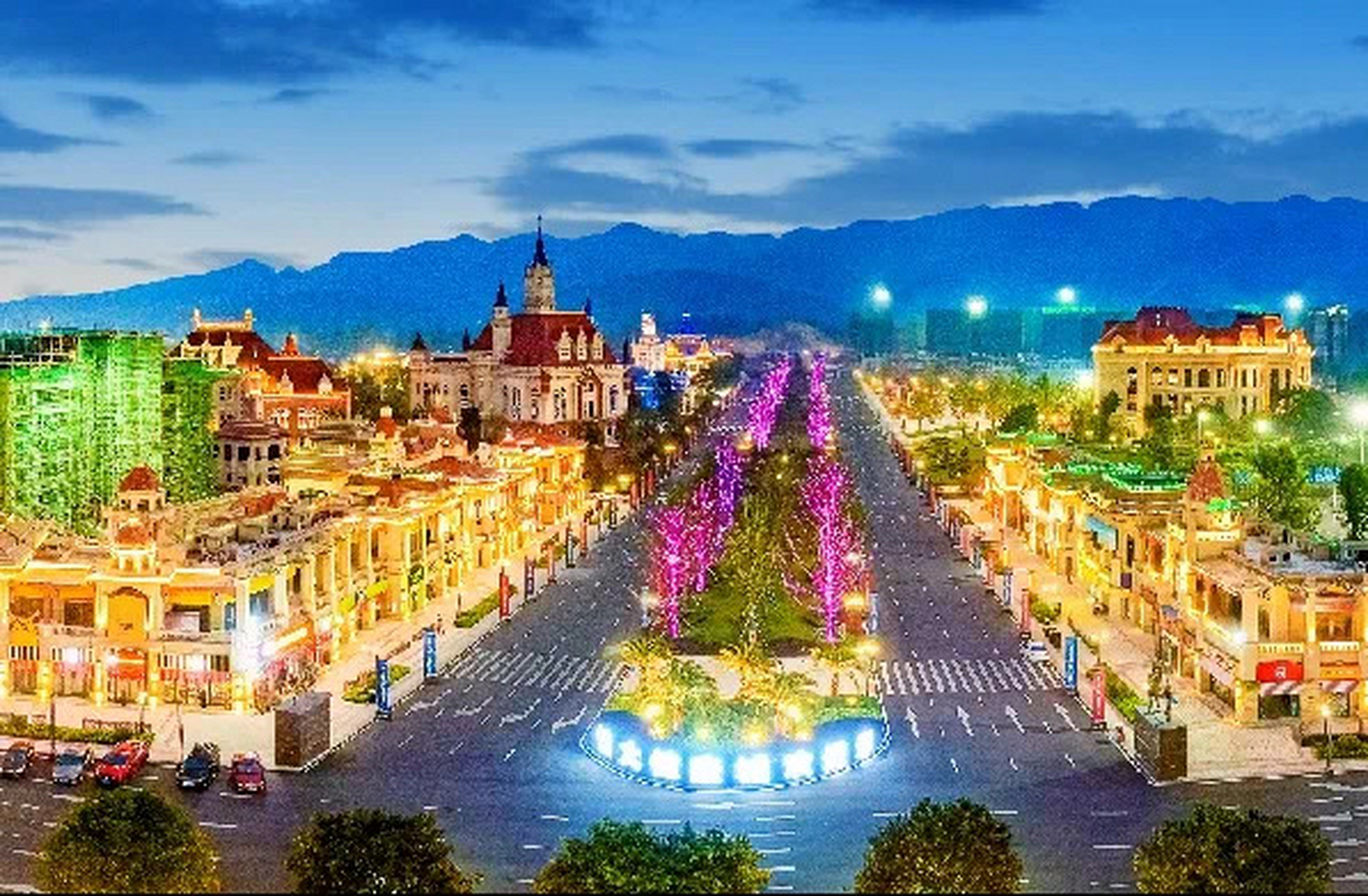 占据城市副中芯双福新区的重庆恒大健康城,串联起双轨,商业,乐园,自然