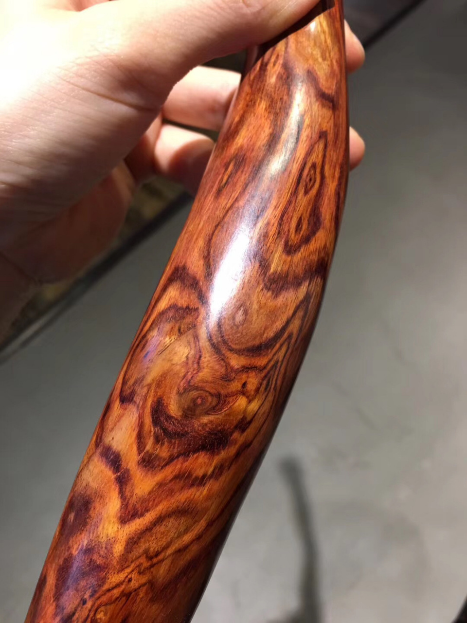 捡漏9215  鬼眼海黄随形原木 整料  长51.7cm*3.7cm重248.8g